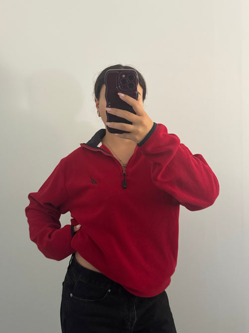 NAUTICA 3-Quarter Zip | M |