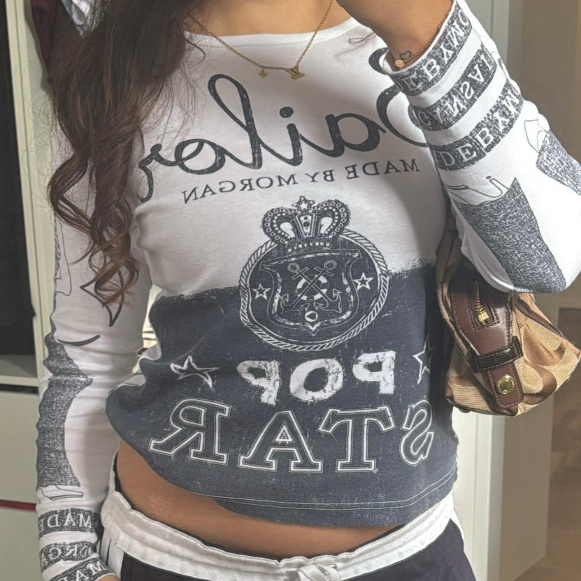 Vintage MORGAN DE TOI Long Sleeve Graphic | 10 |