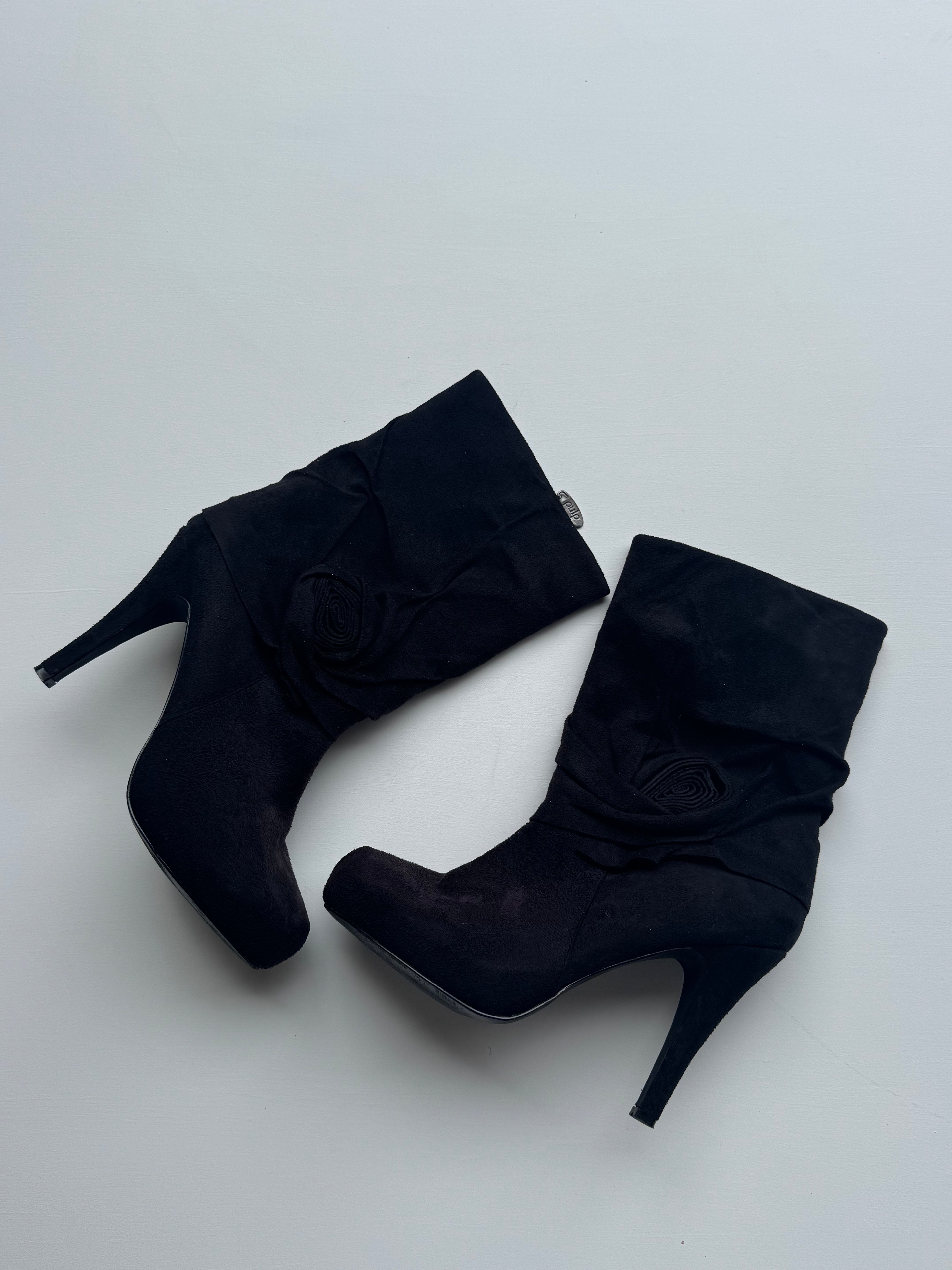 Vintage PULP Suede Mid-Calf Boots