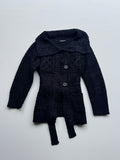 y2k Knitted Peacoat | XS |