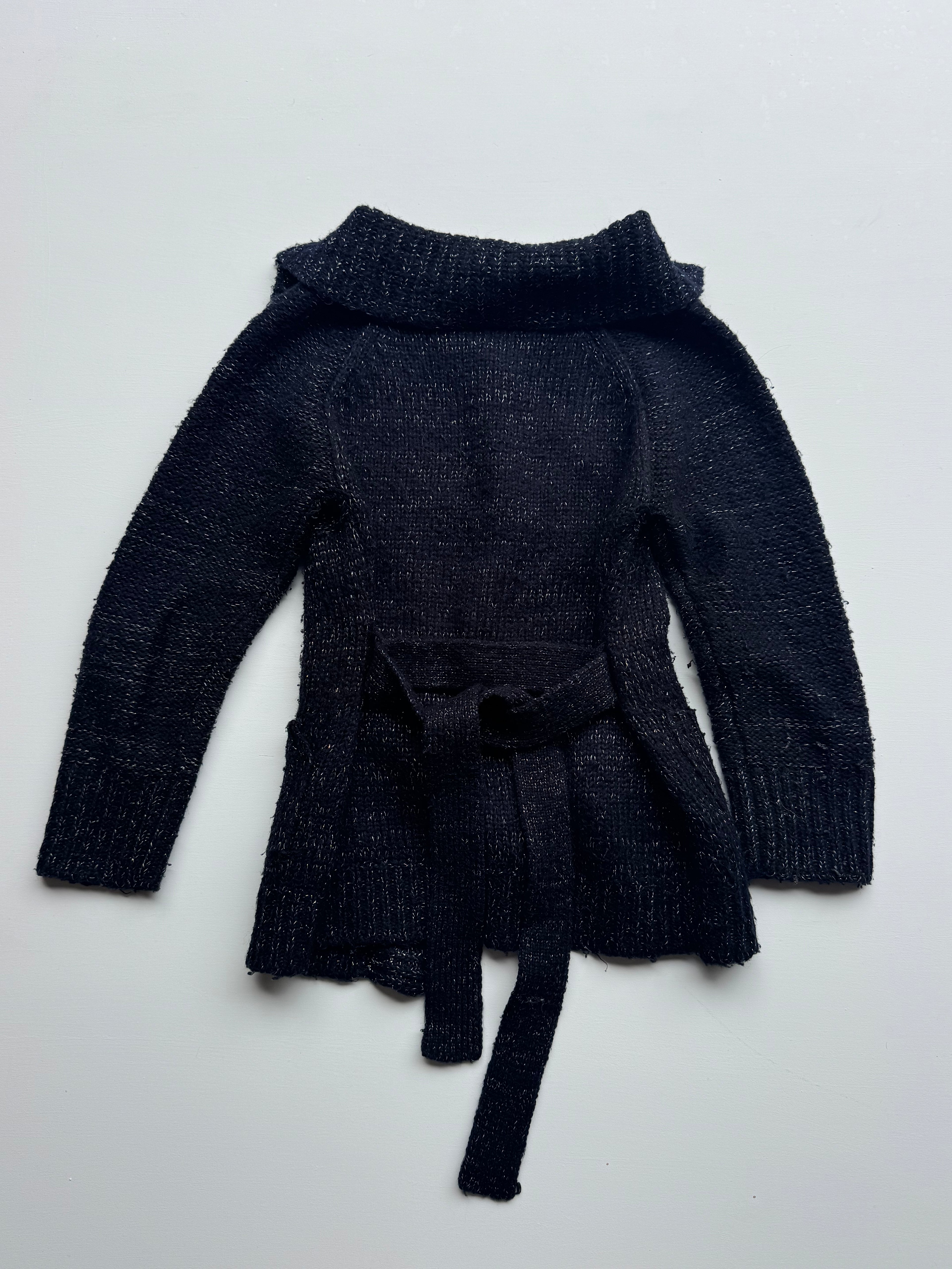 y2k Knitted Peacoat | XS |