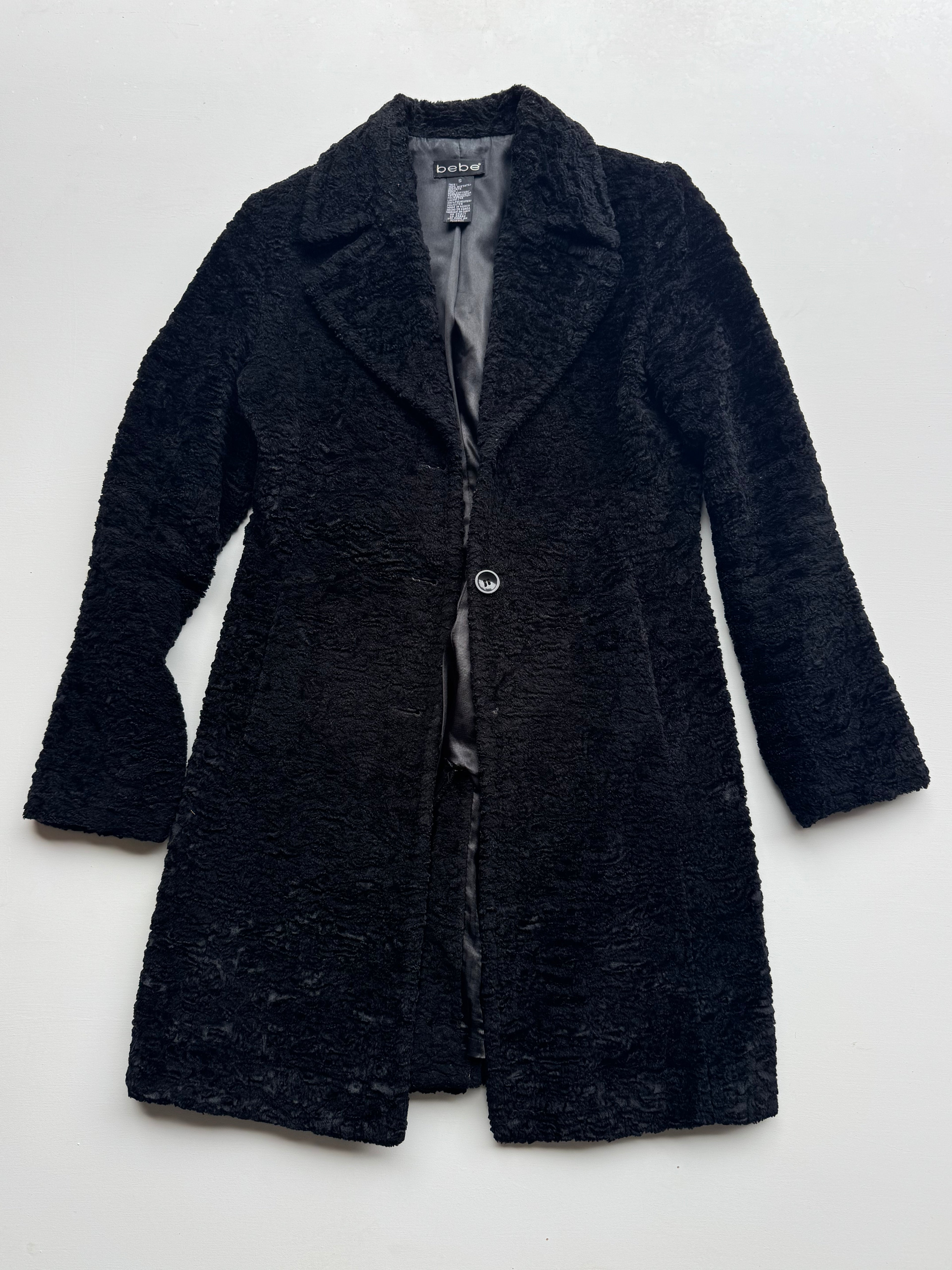 Vintage BEBE Velvet Trenchcoat | S |