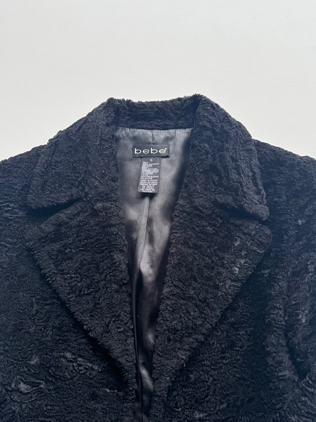 Vintage BEBE Velvet Trenchcoat | S |