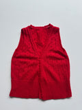 Red Sweater Vest | XS |