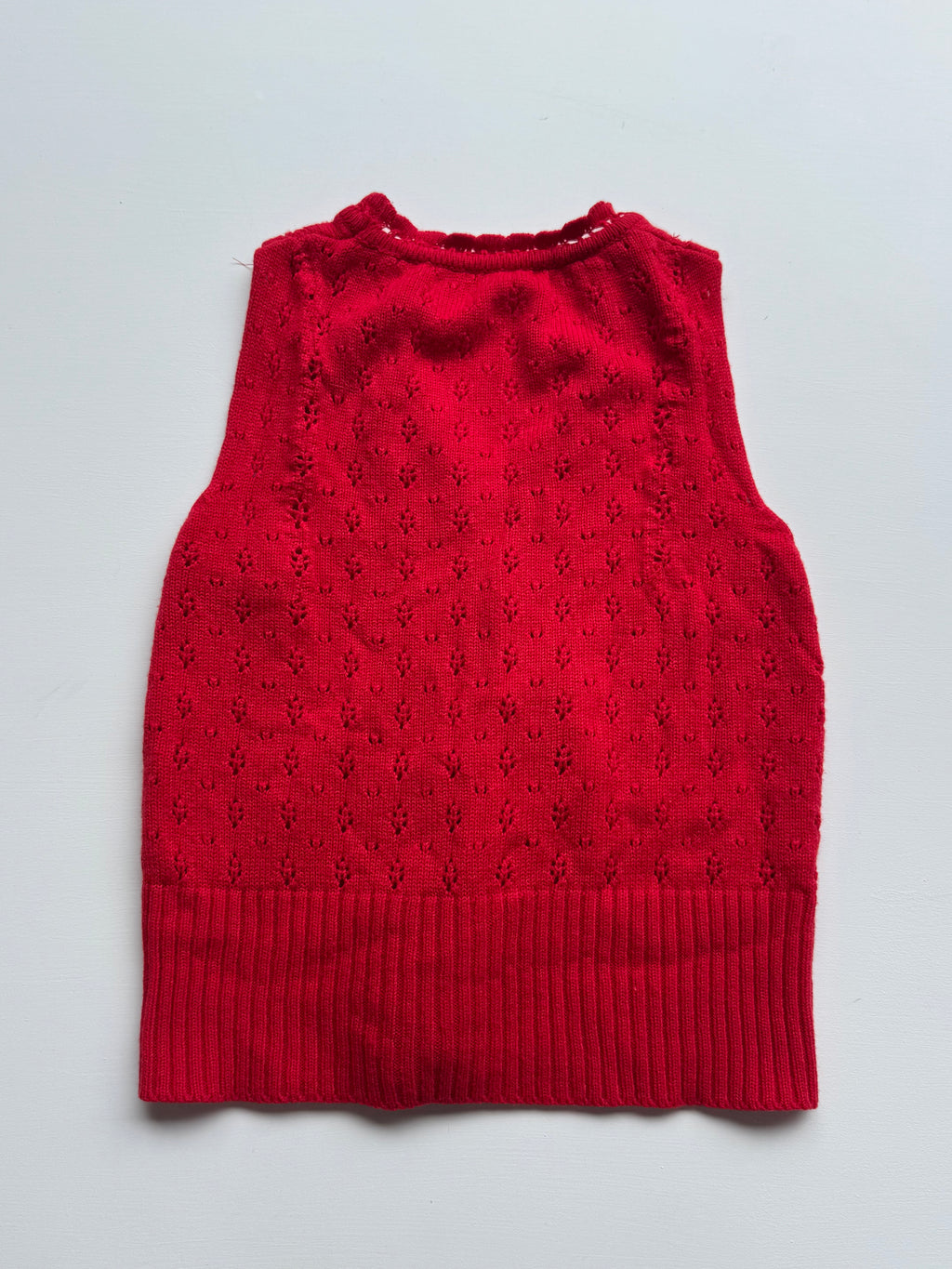 Red Sweater Vest | XS |