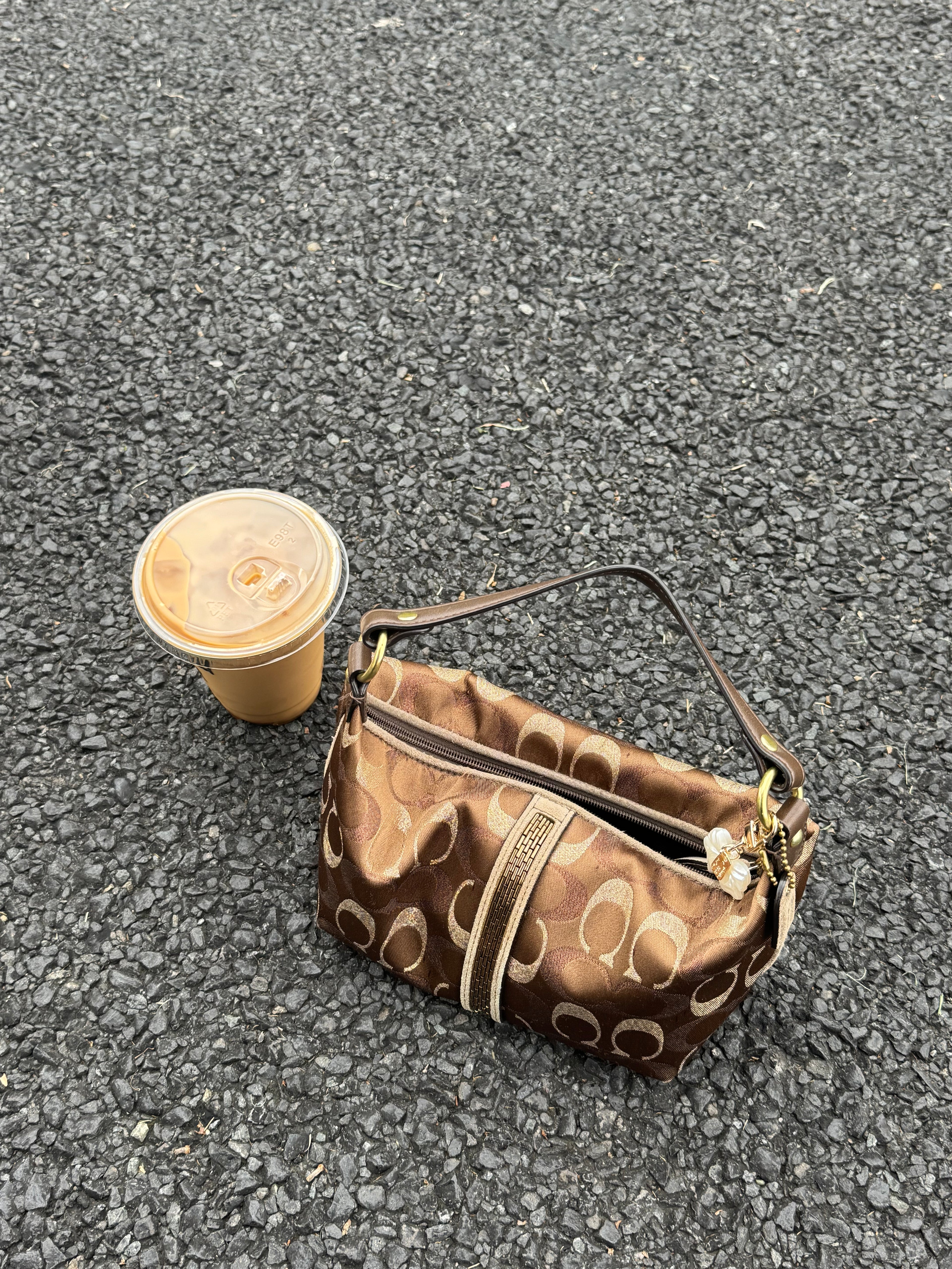 Vintage Coach Mini Brown Demi