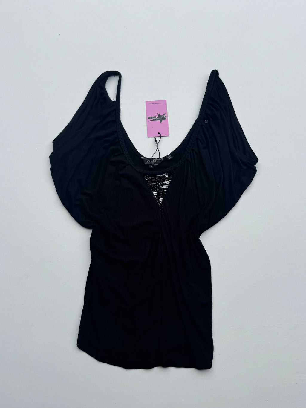 Y2K GUESS Beaded Top | S |