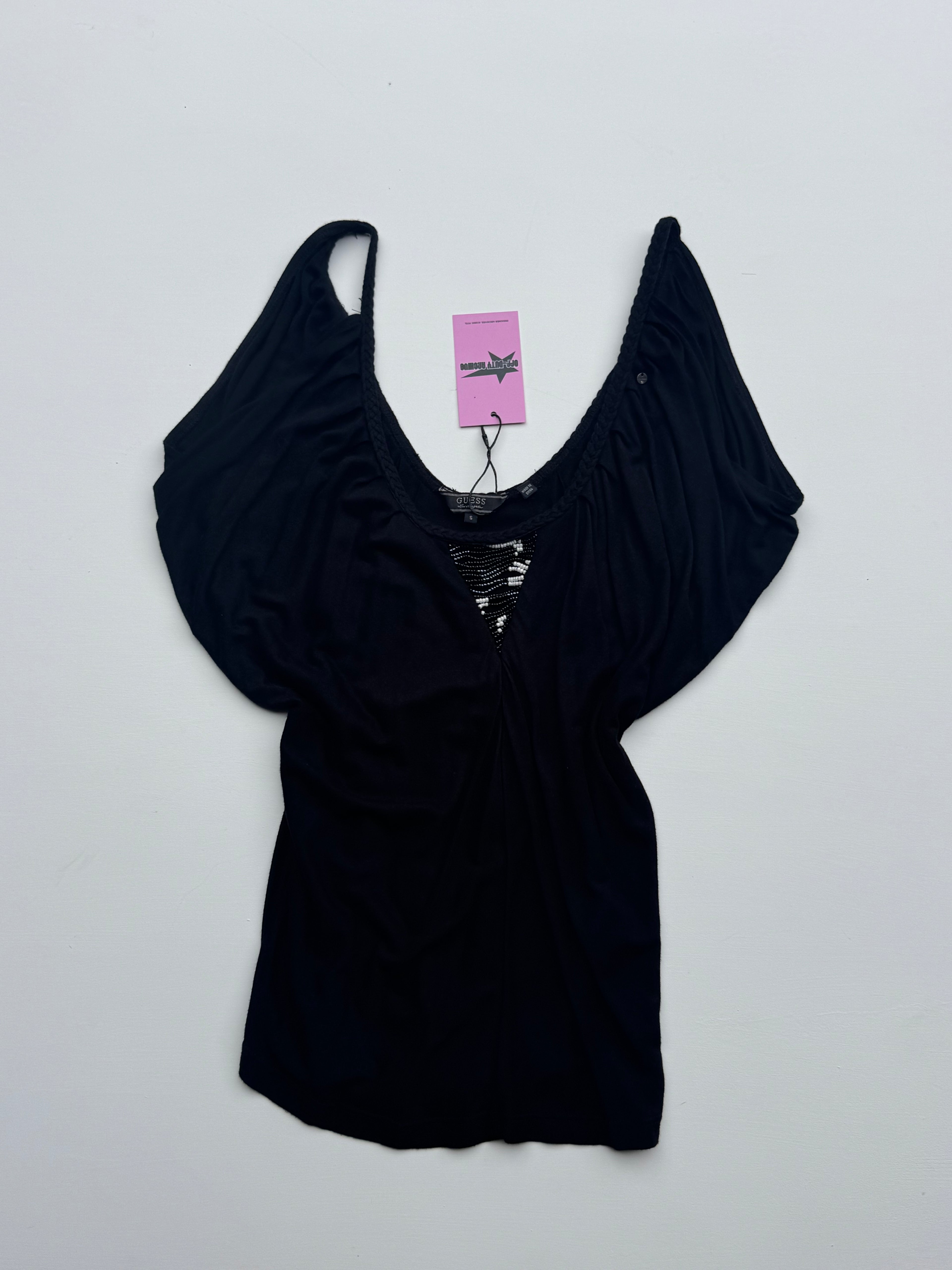 Y2K GUESS Beaded Top | S |
