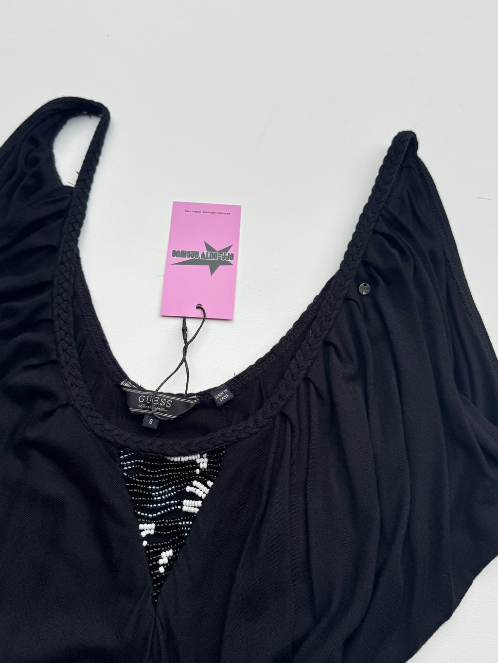 Y2K GUESS Beaded Top | S |