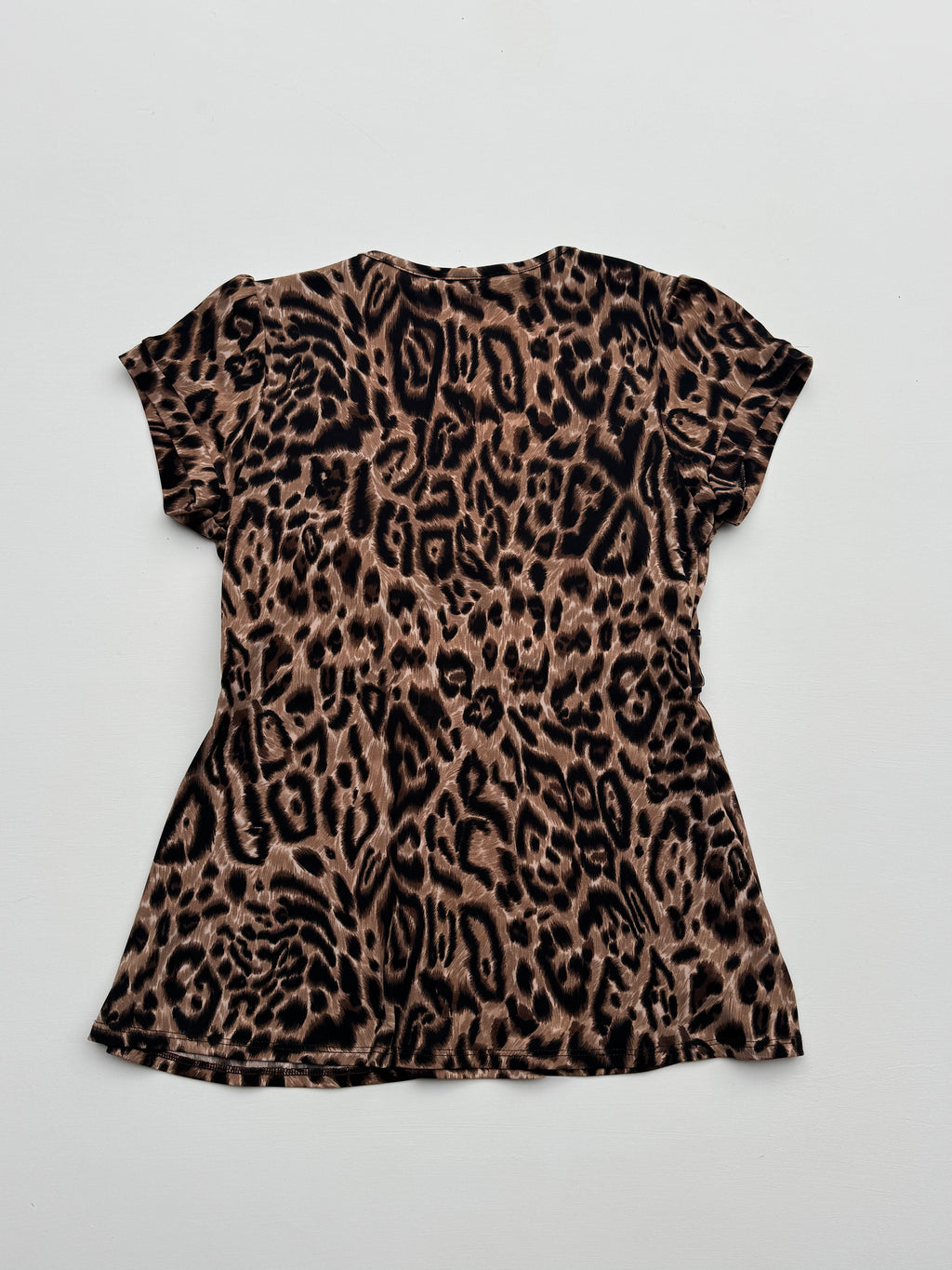 Y2K Leopard Print Top | M |