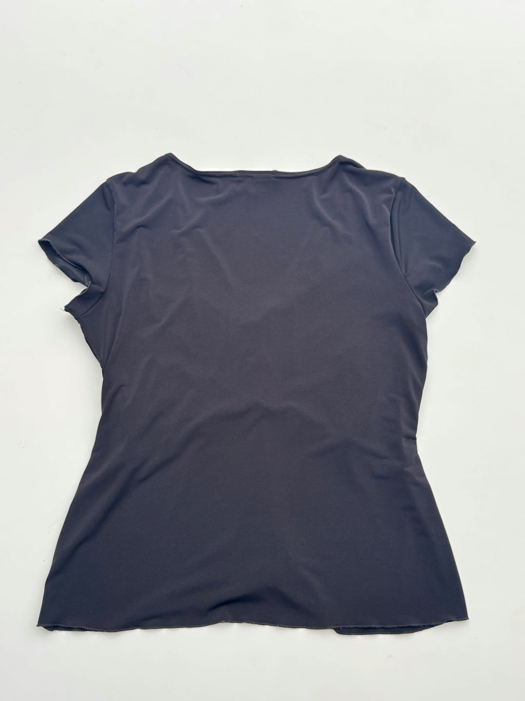 Vintage Ruched Blouse Top | XL |