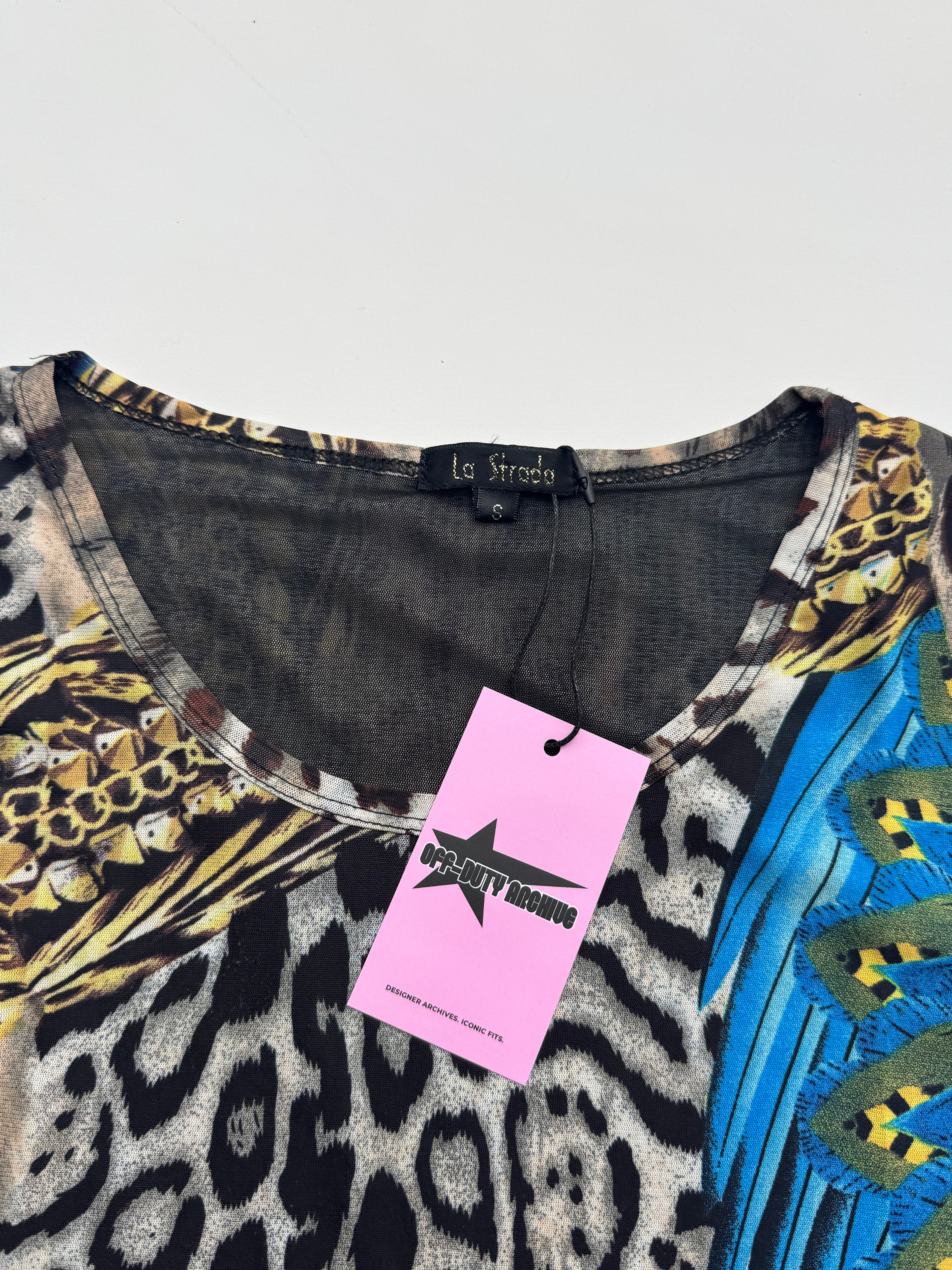 Y2K Print Long-Sleeve | S-M |