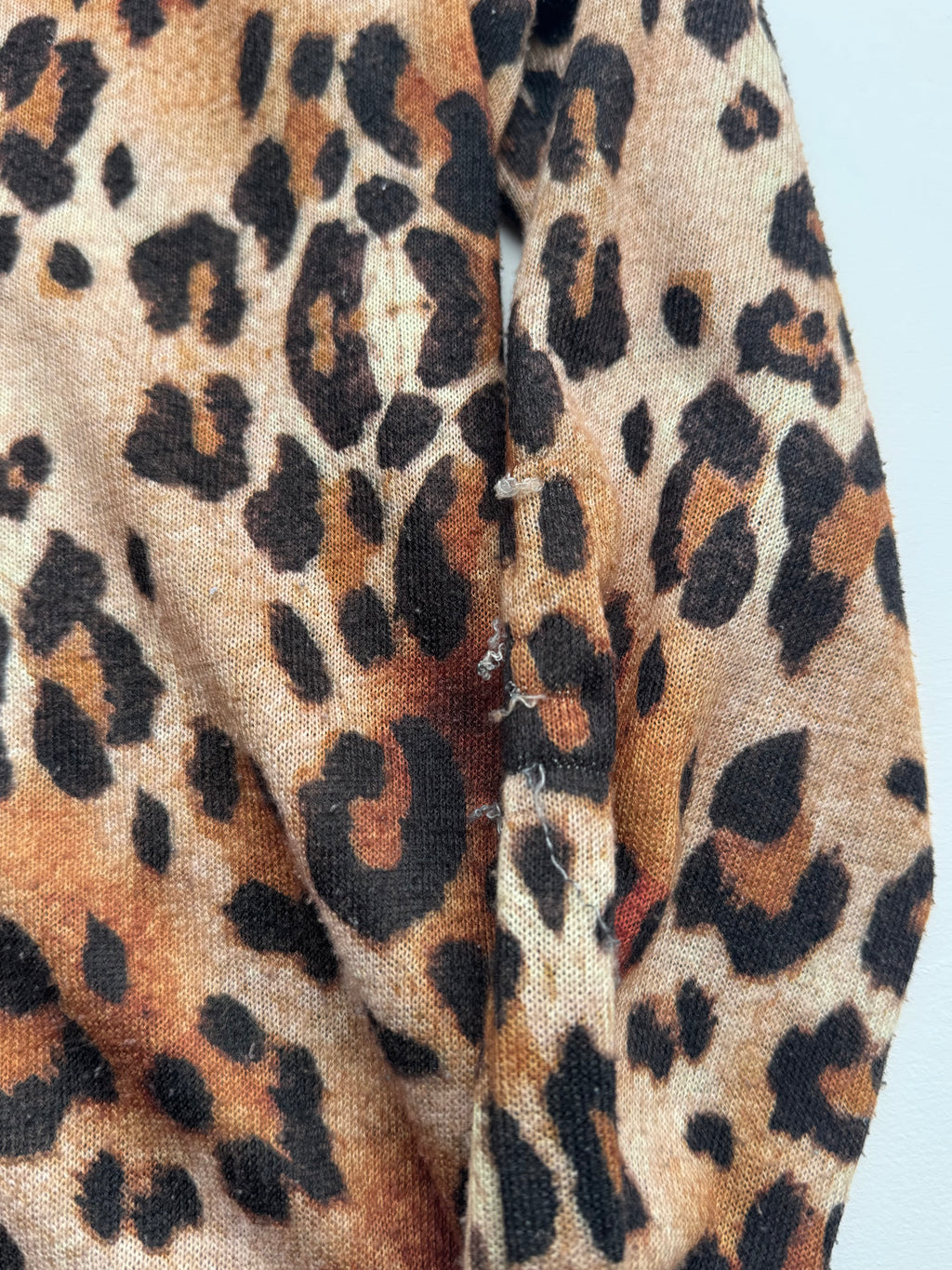 Y2K Leopard Zip-Up | S |