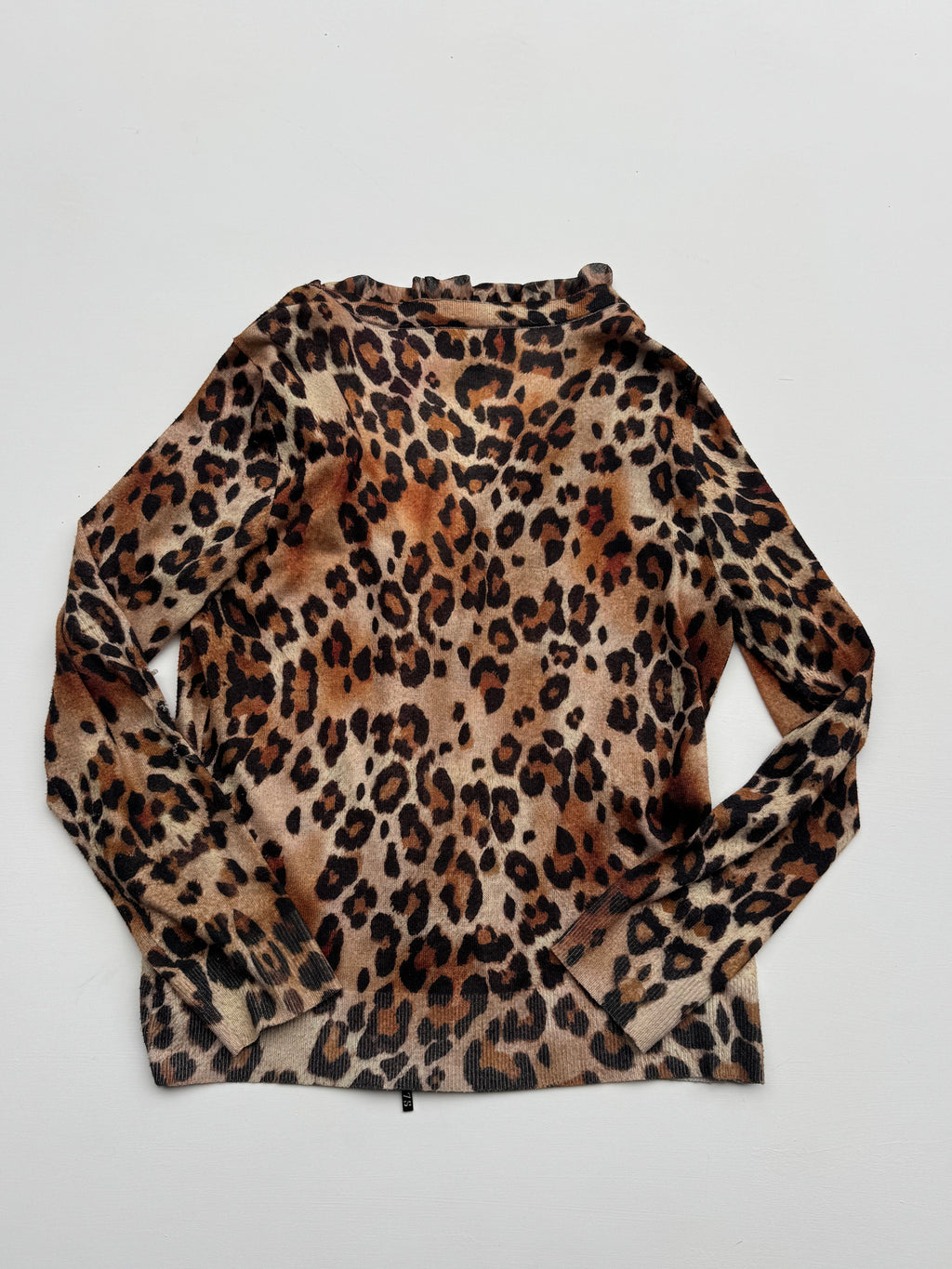 Y2K Leopard Zip-Up | S |