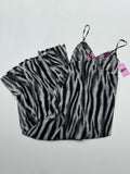 Y2K Beaded Zebra Print Maxi Dress | 8 |