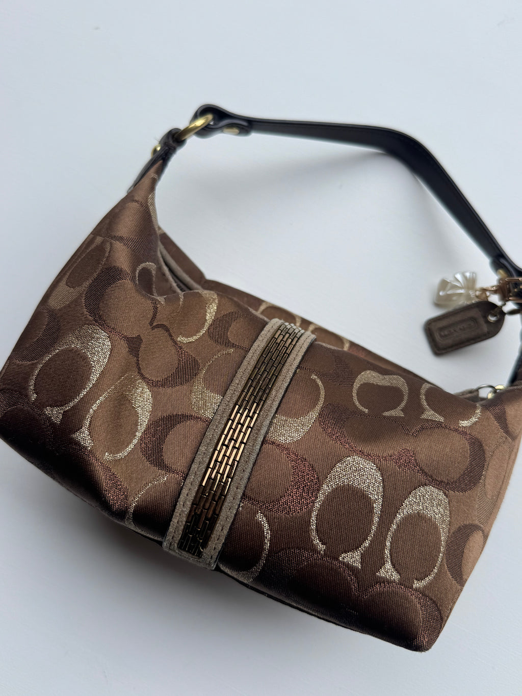 Vintage Coach Mini Brown Demi