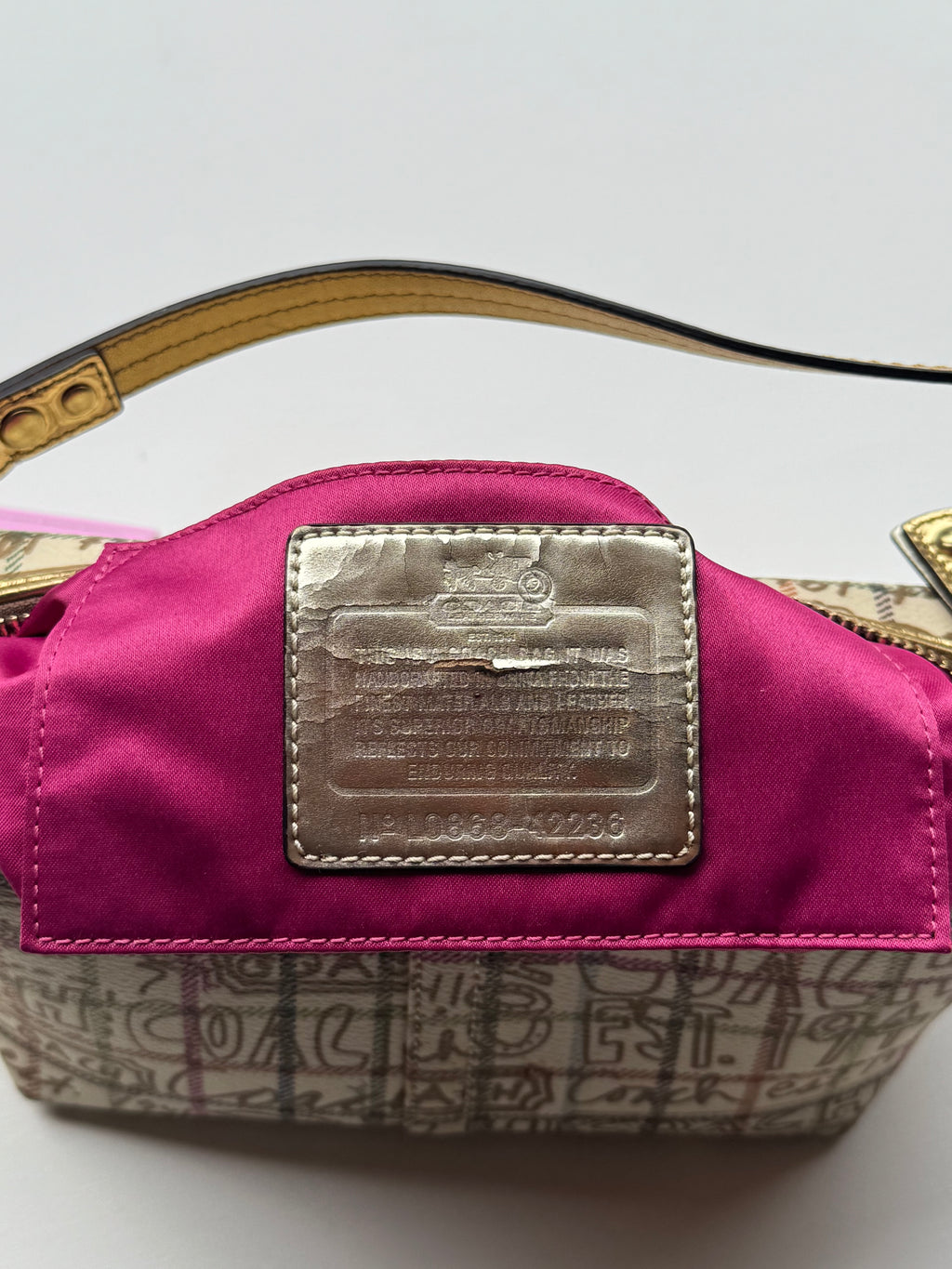 Vintage Coach Graffiti Teri Bag