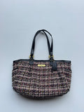 Vintage Coach Tweed Plaid Tote