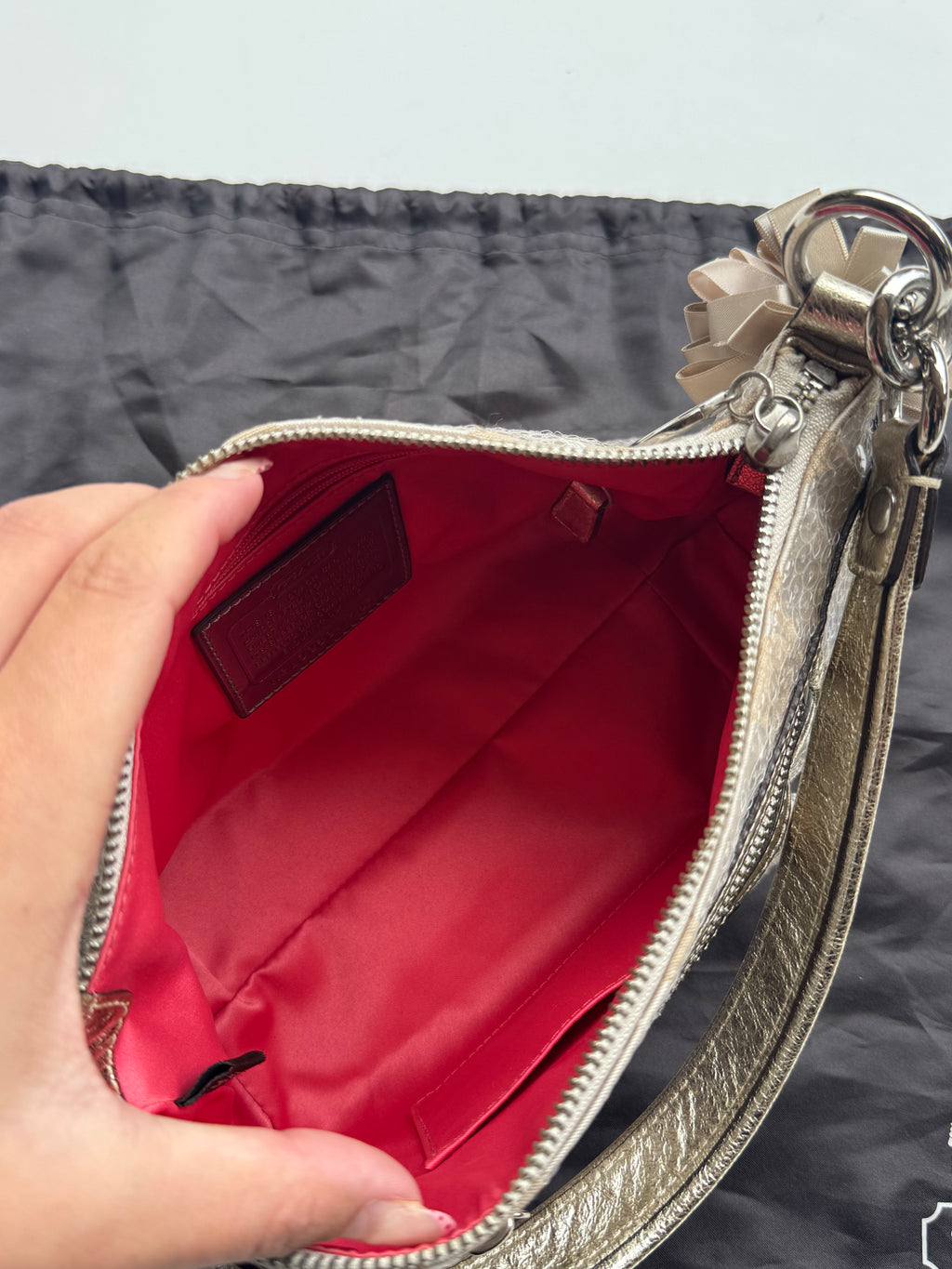Vintage Coach x Poppy Sequin Shoulder Bag