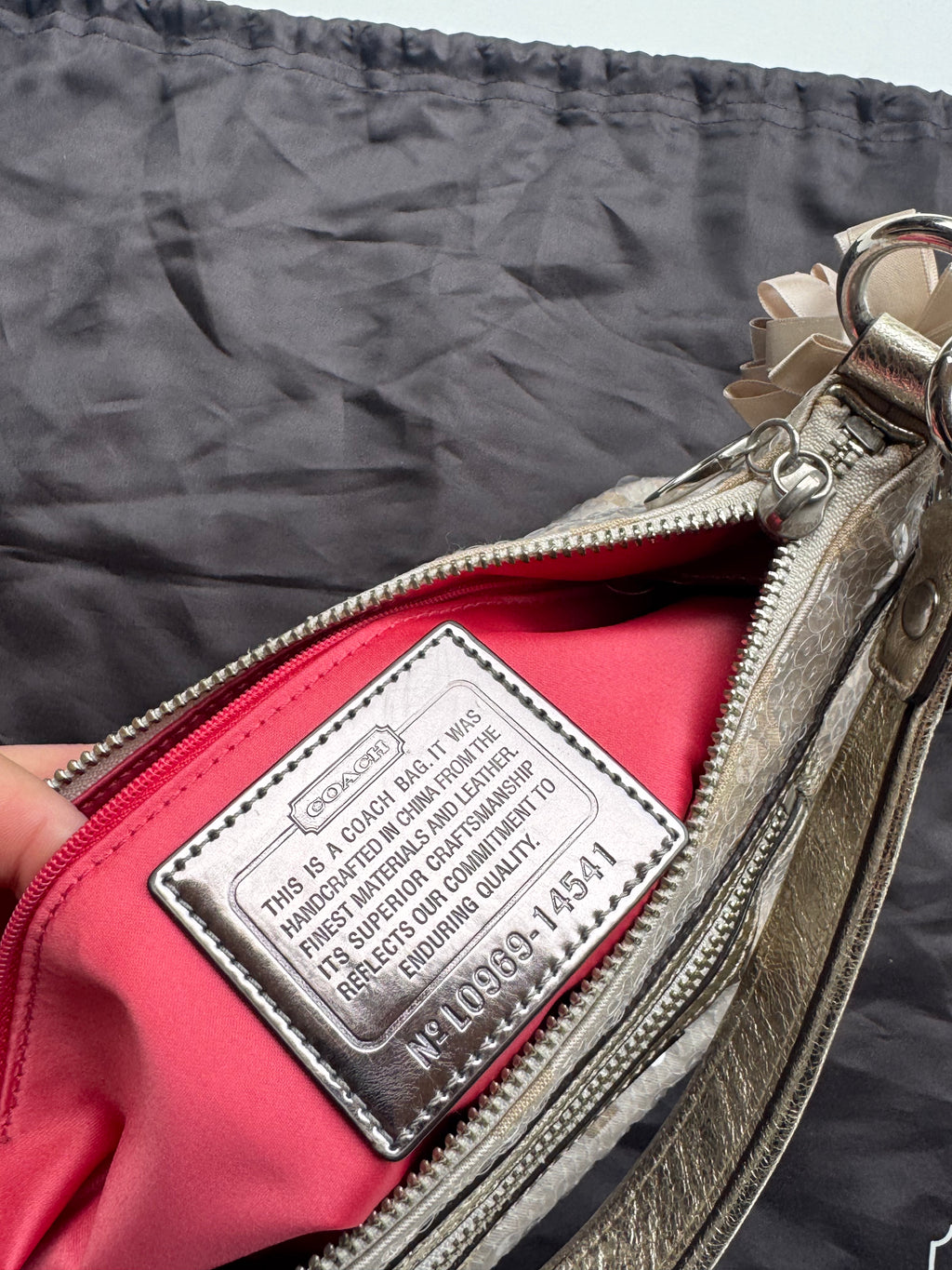 Vintage Coach x Poppy Sequin Shoulder Bag