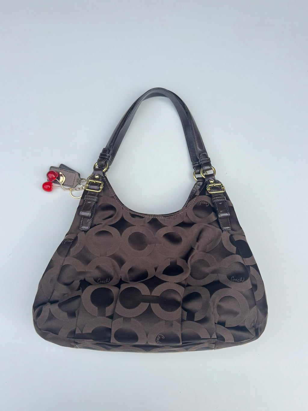 Vintage Coach Brown Madison Maggie Shoulder Bag - RARE