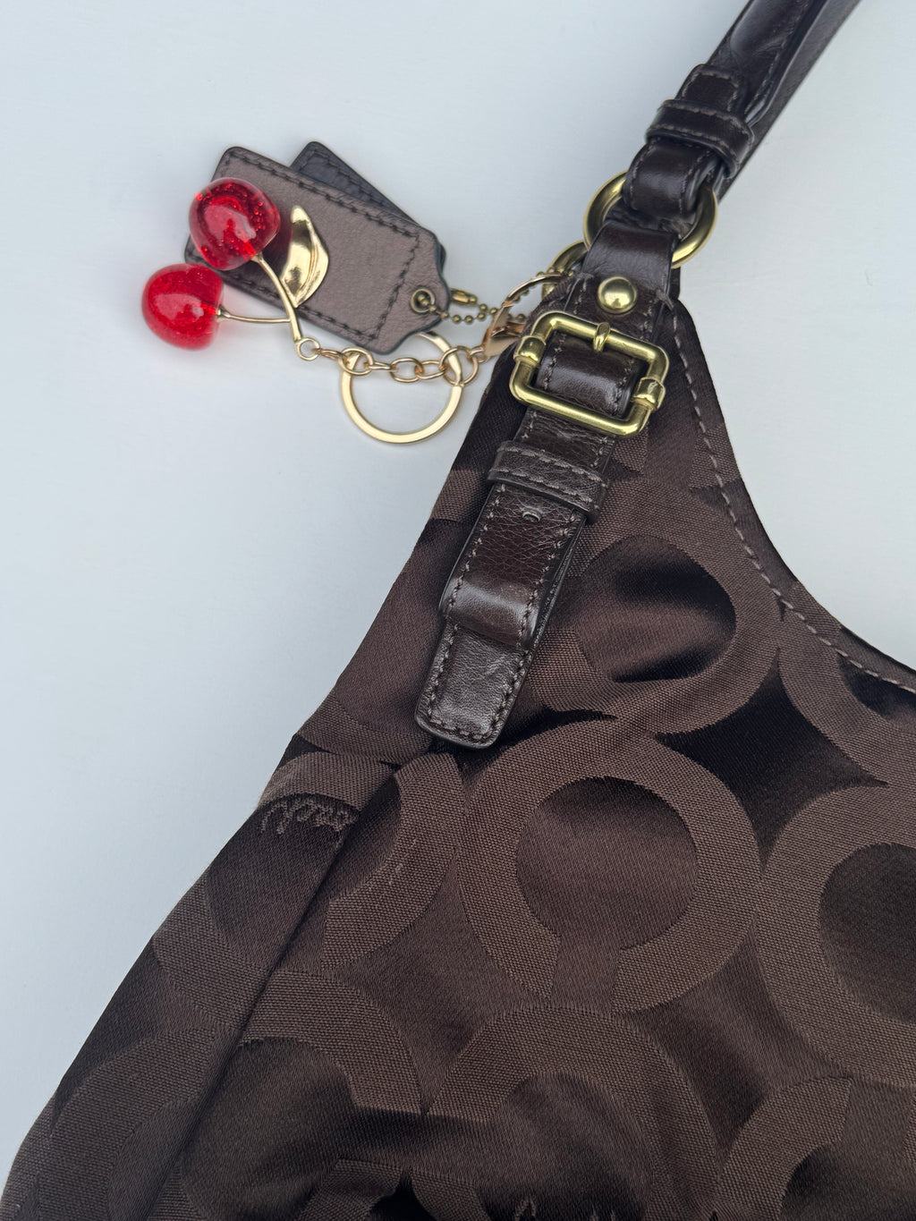 Vintage Coach Brown Madison Maggie Shoulder Bag - RARE