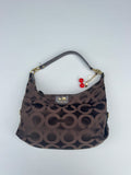 Vintage Brown Coach Madison Shoulder Bag