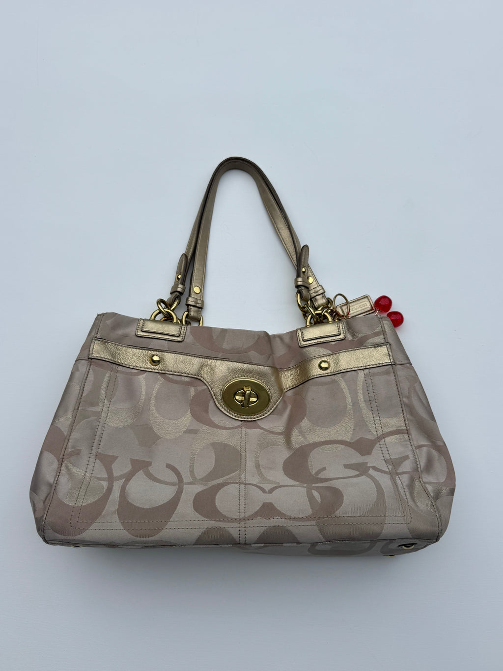 Vintage Coach Optic Penelope Tote Bag