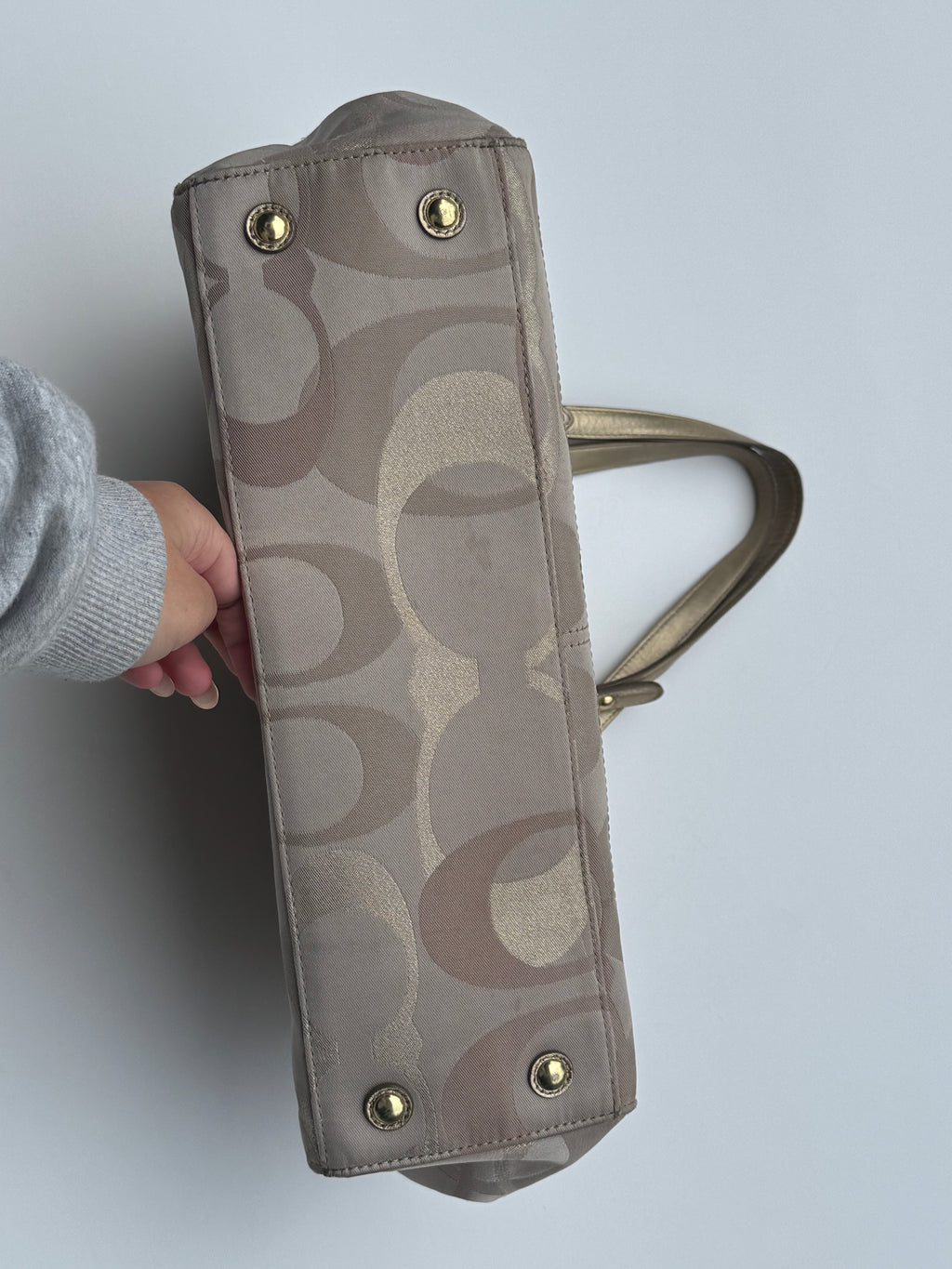 Vintage Coach Optic Penelope Tote Bag