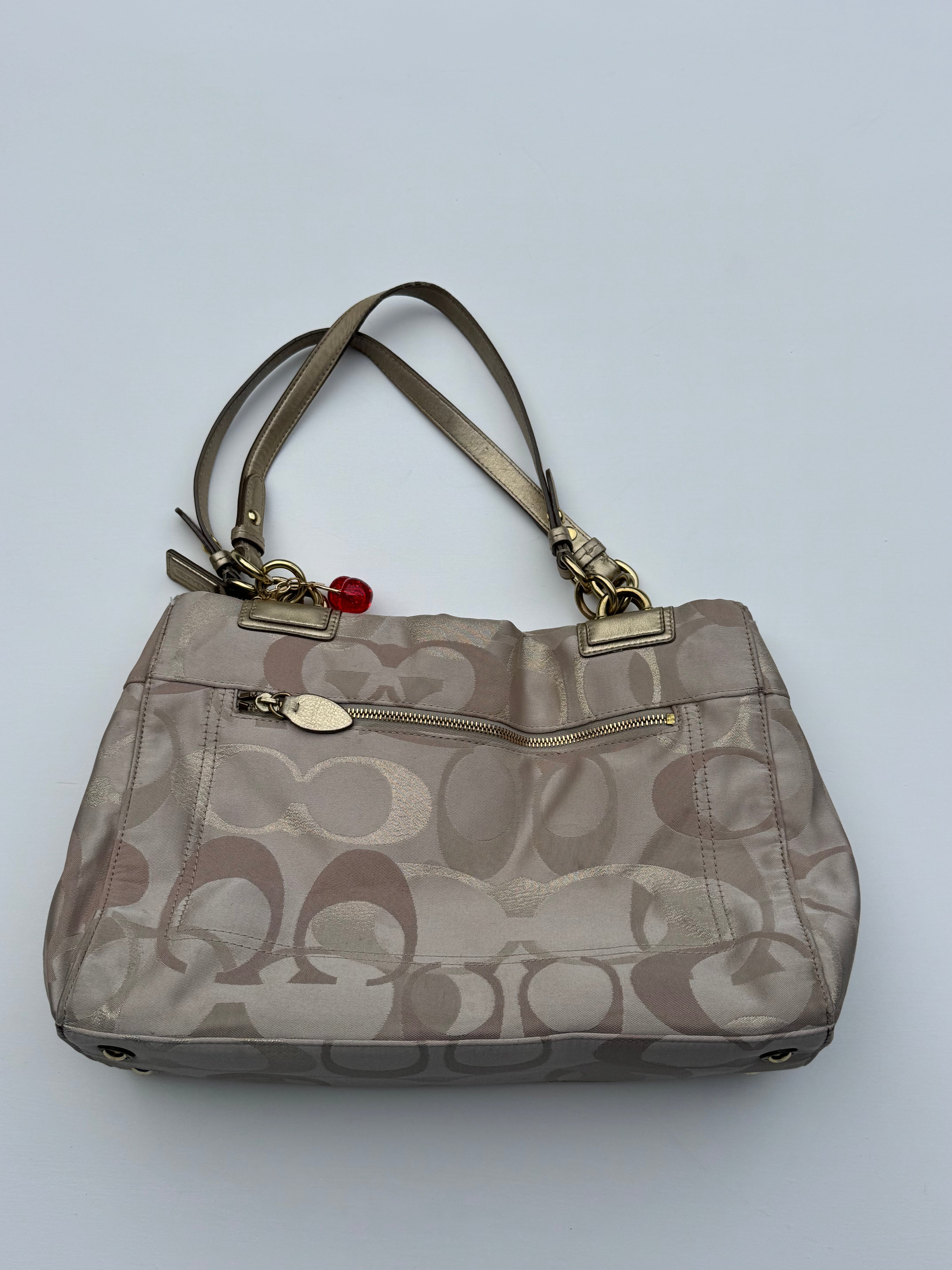 Vintage Coach Optic Penelope Tote Bag