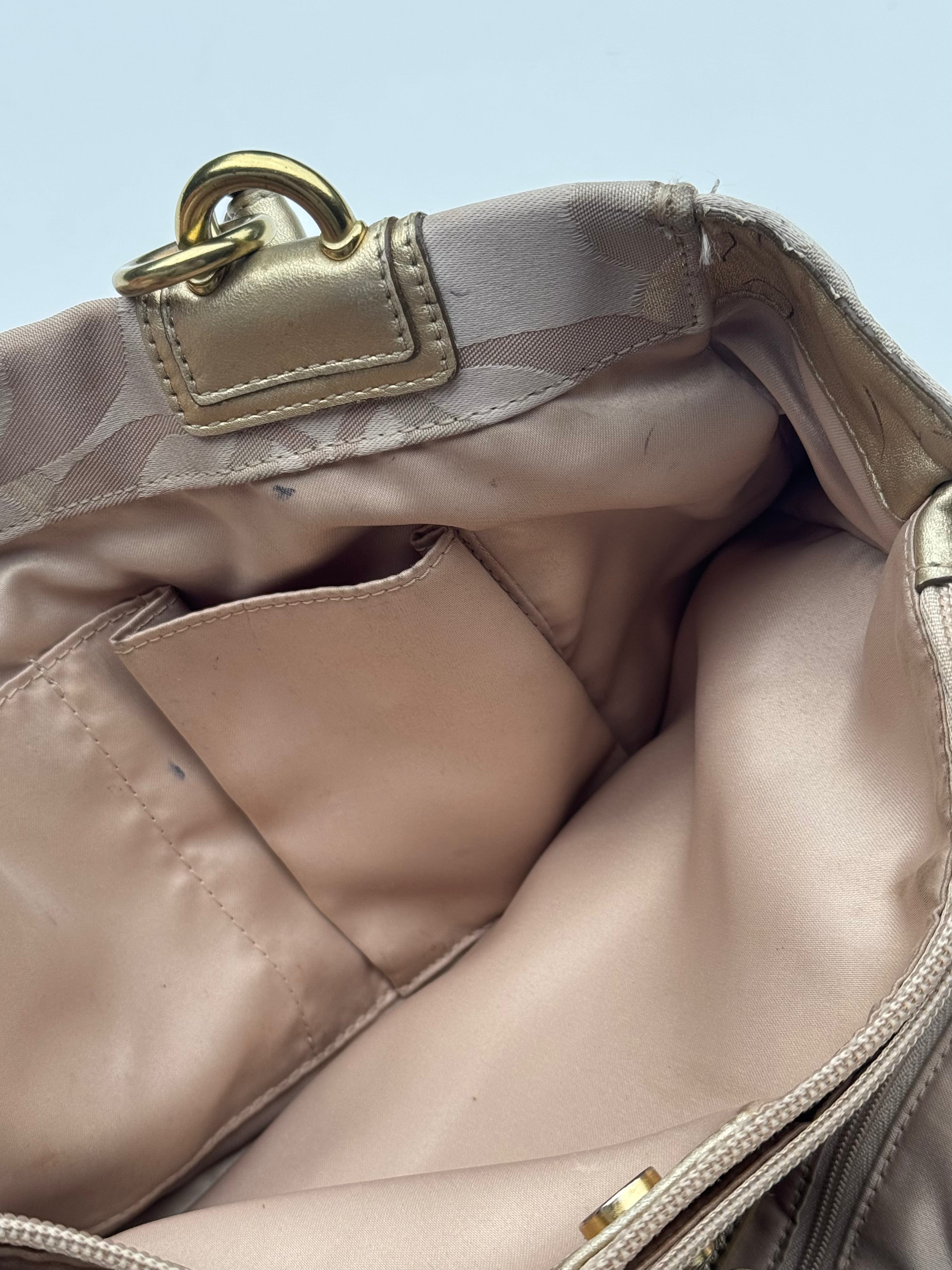 Vintage Coach Optic Penelope Tote Bag