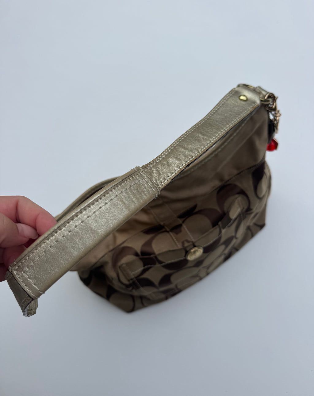 Vintage Coach Hobo Clip Shoulder Bag