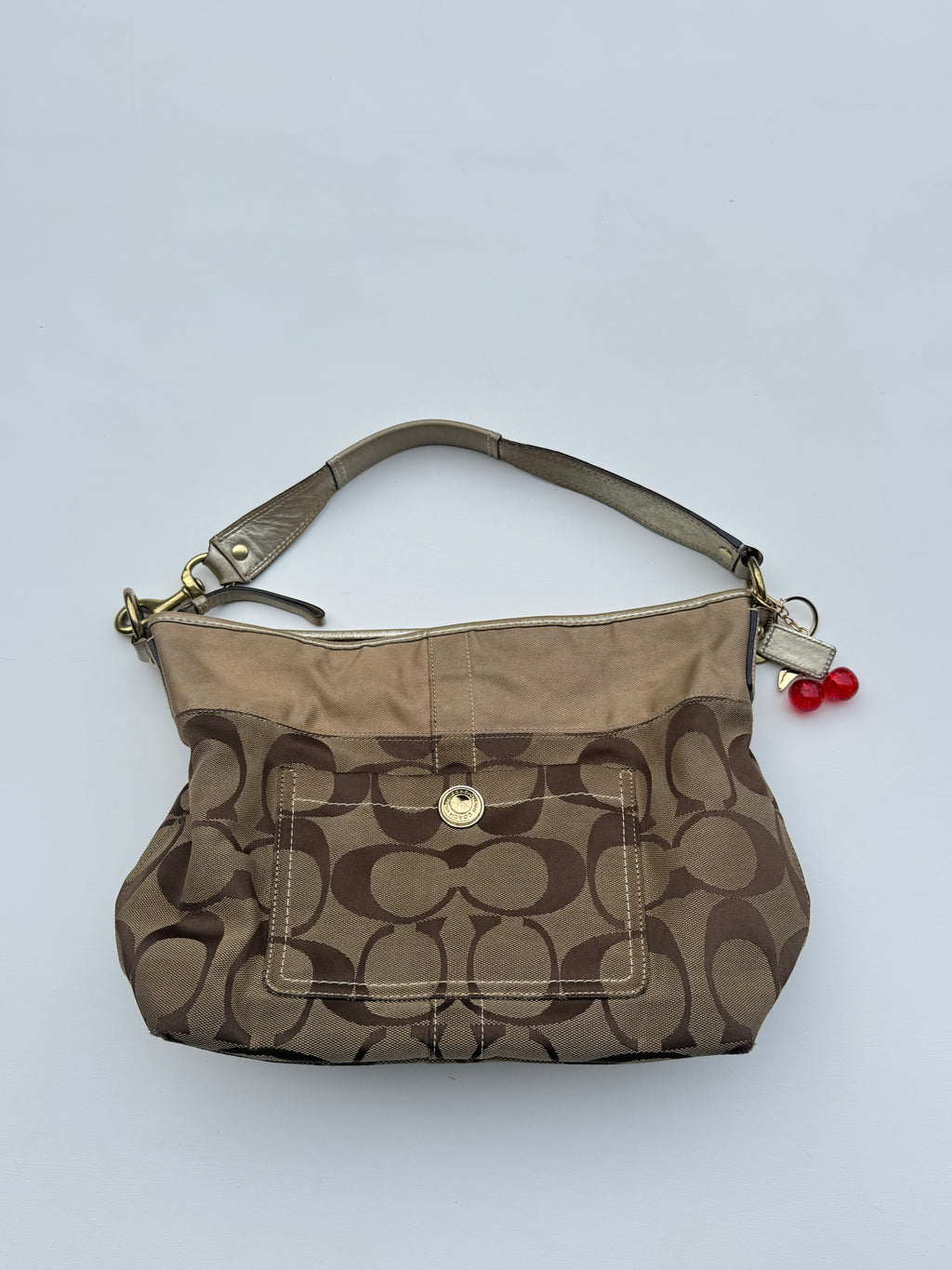 Vintage Coach Hobo Clip Shoulder Bag