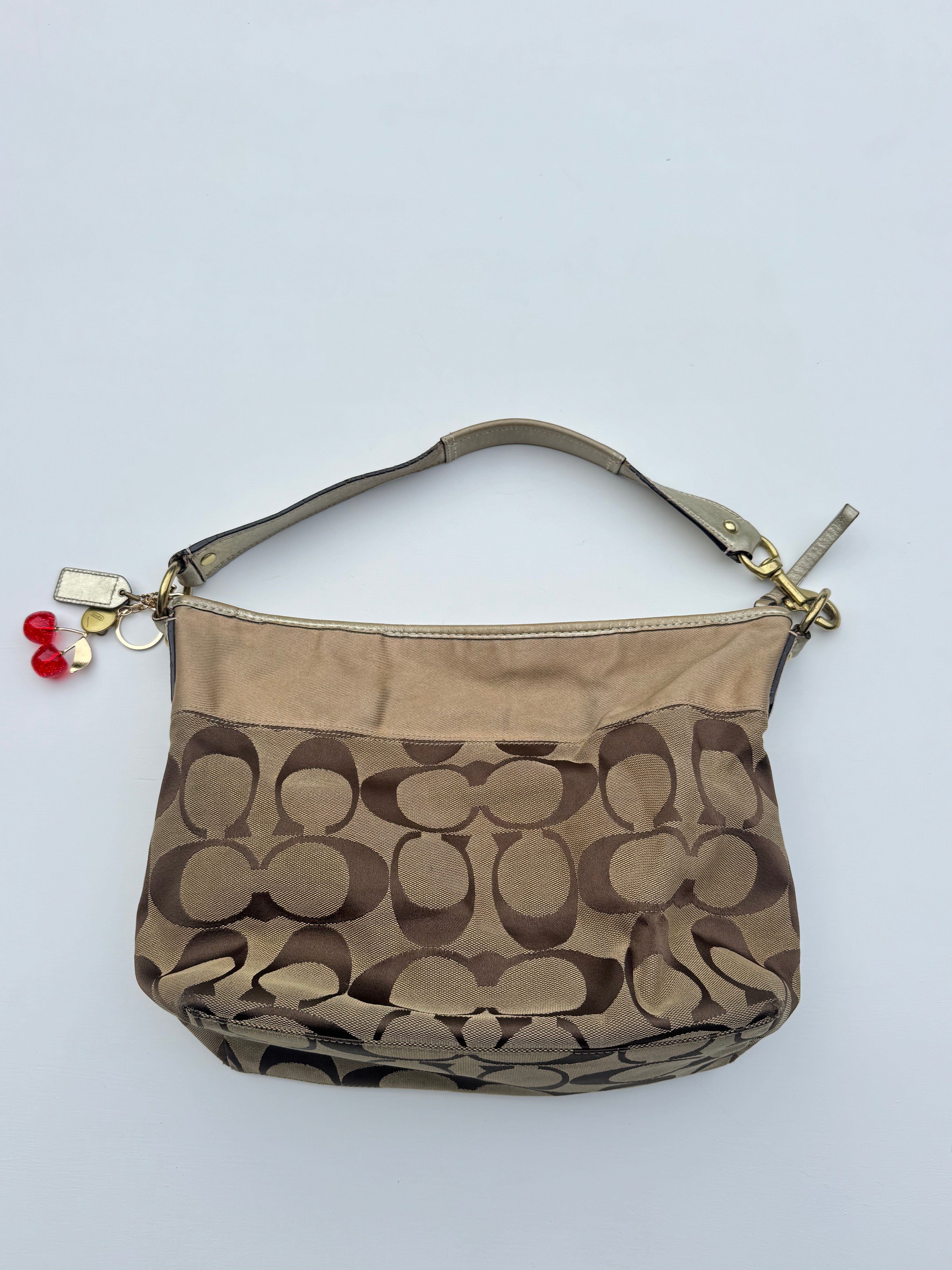 Vintage Coach Hobo Clip Shoulder Bag