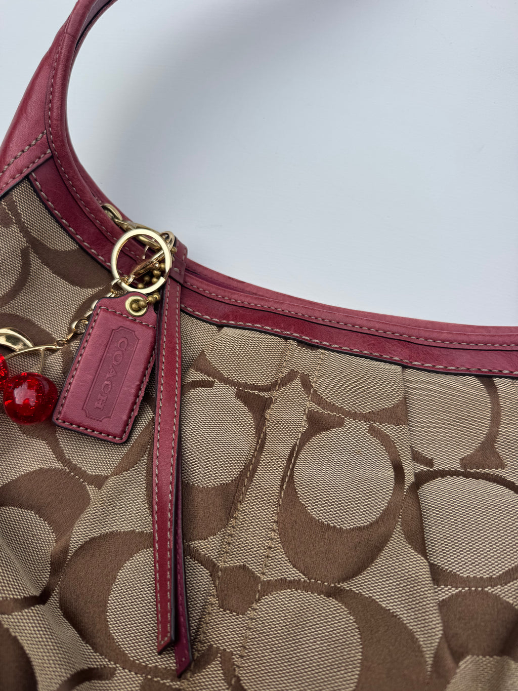 Vintage Coach Pink Legacy Ergo Shoulder Bag