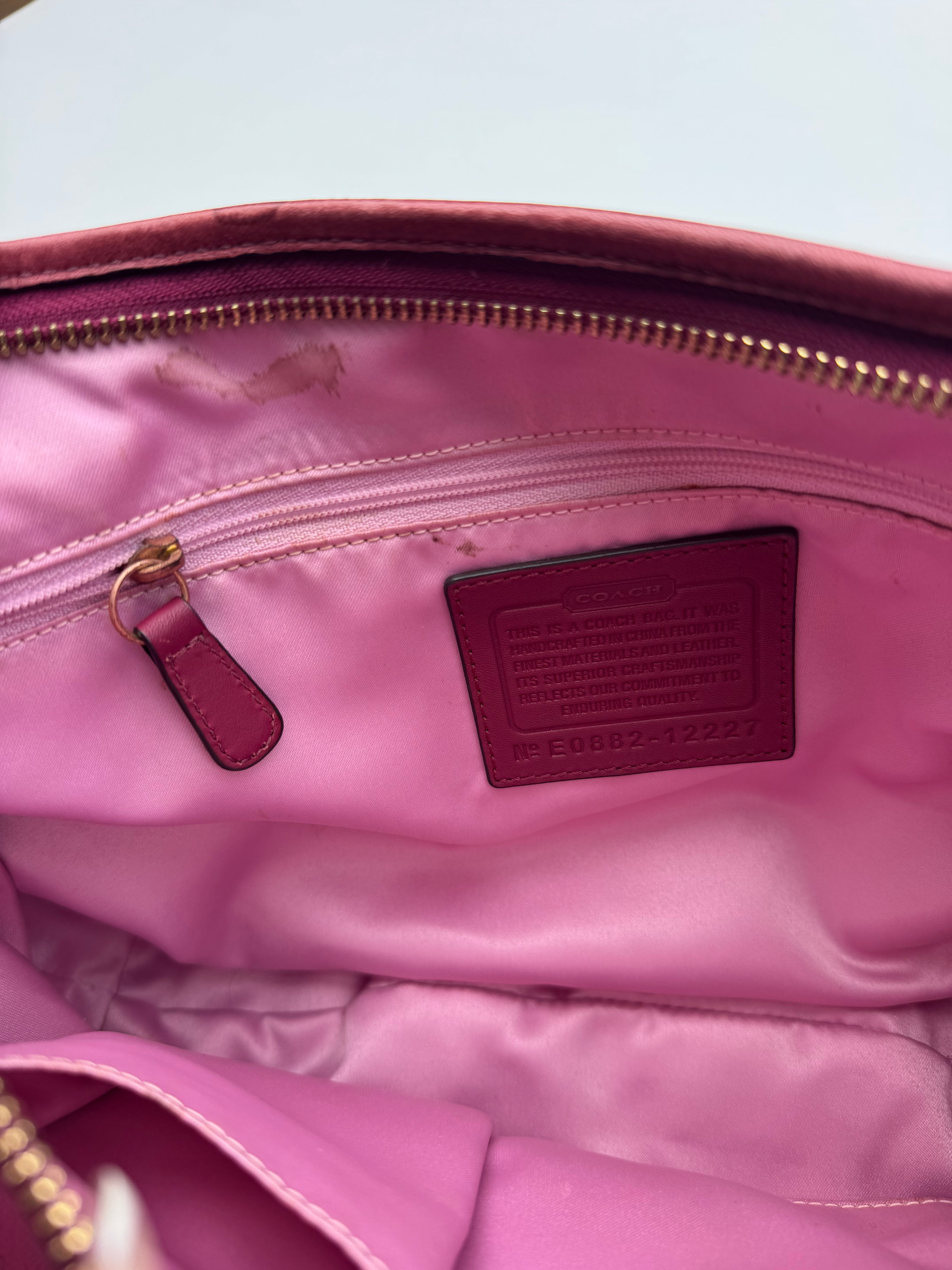 Vintage Coach Pink Legacy Ergo Shoulder Bag