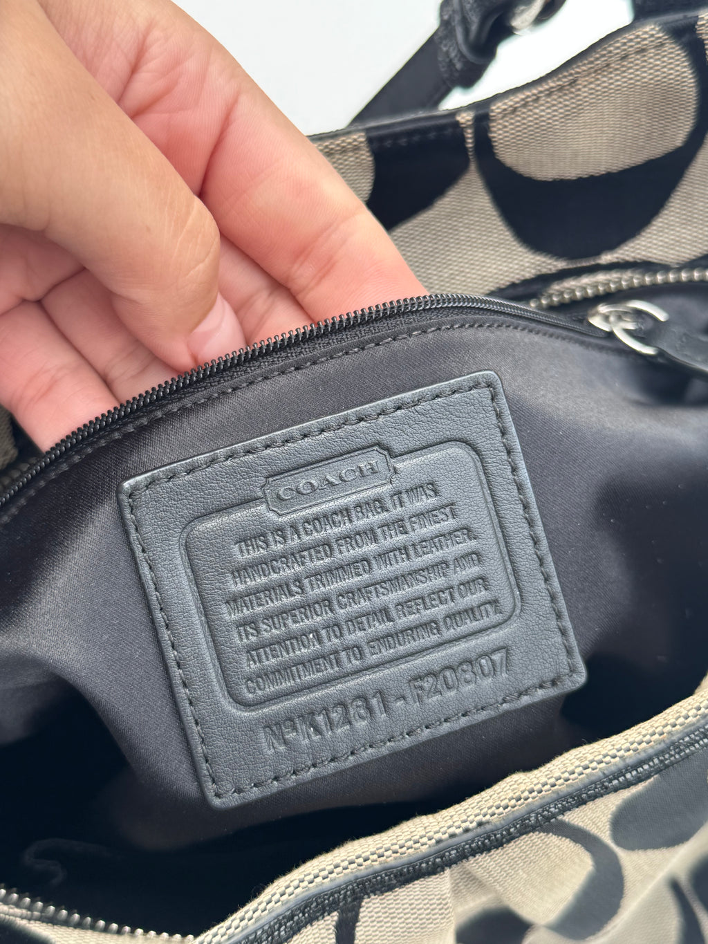 Vintage Coach Alexandra Shoulder Tote