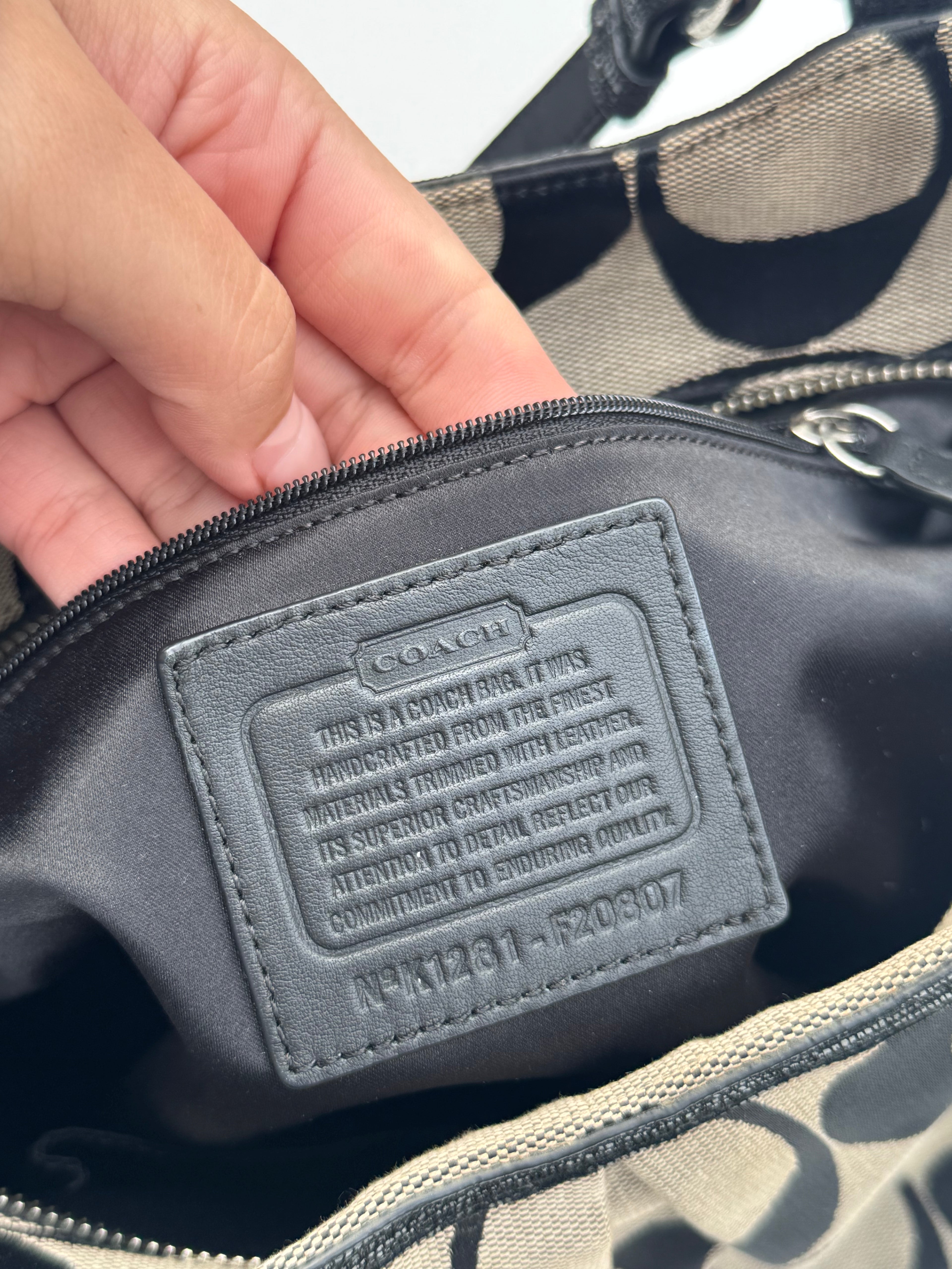 Vintage Coach Alexandra Shoulder Tote