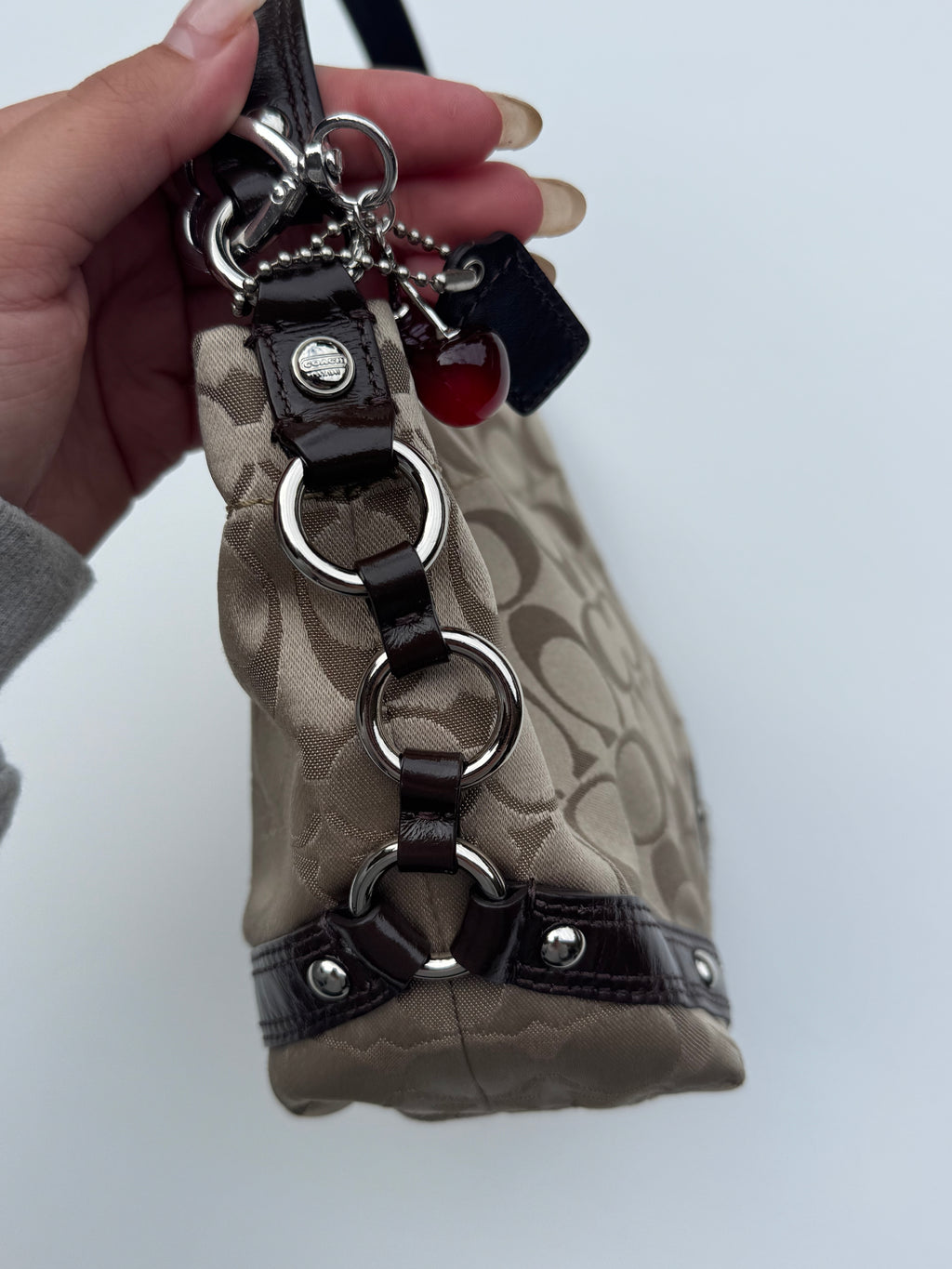 Vintage Coach Mini Carly Signature Bag