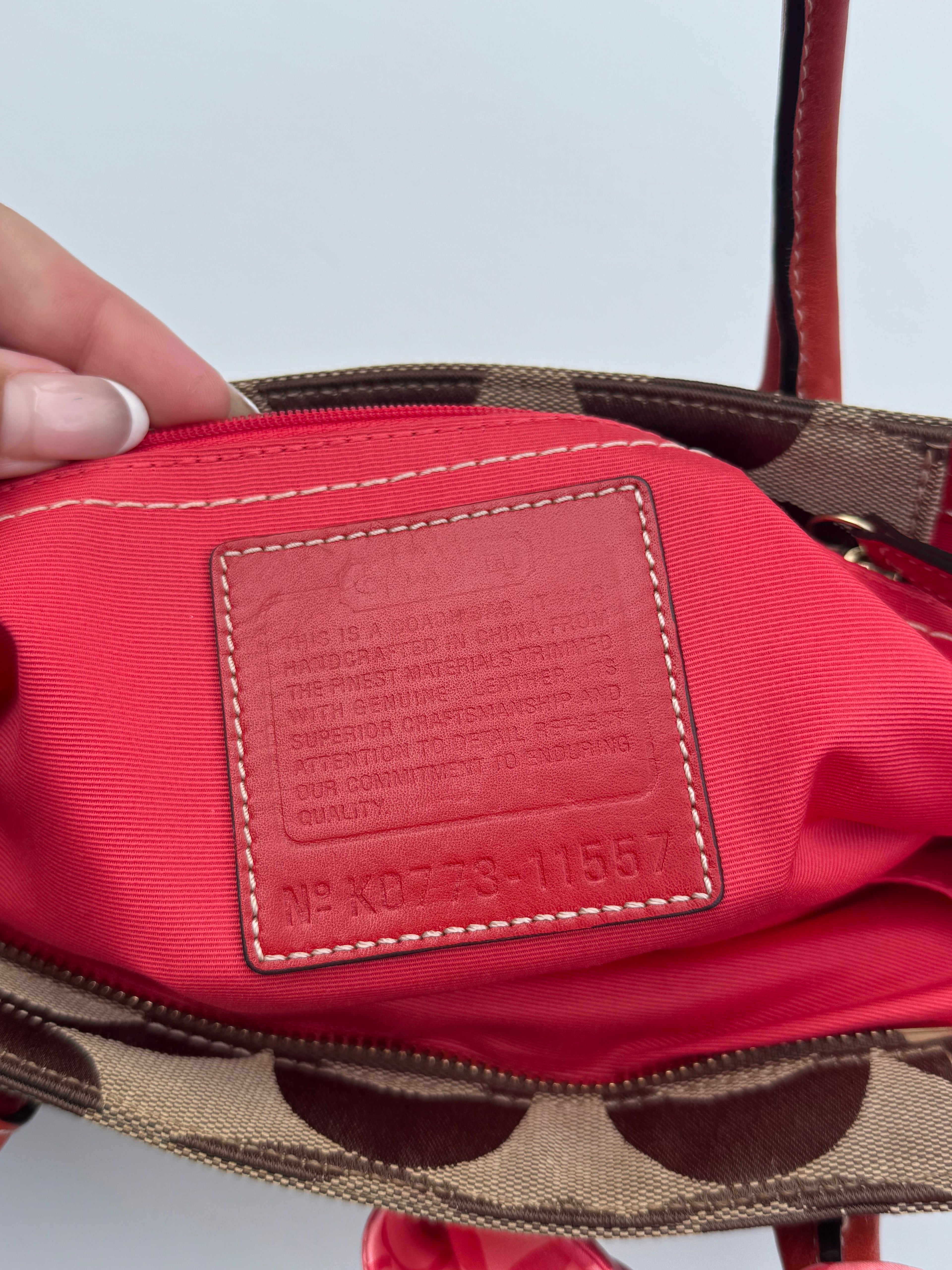 Vintage Coach Hampton Madeline Satchel