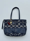 Vintage Coach Denim Small Tote