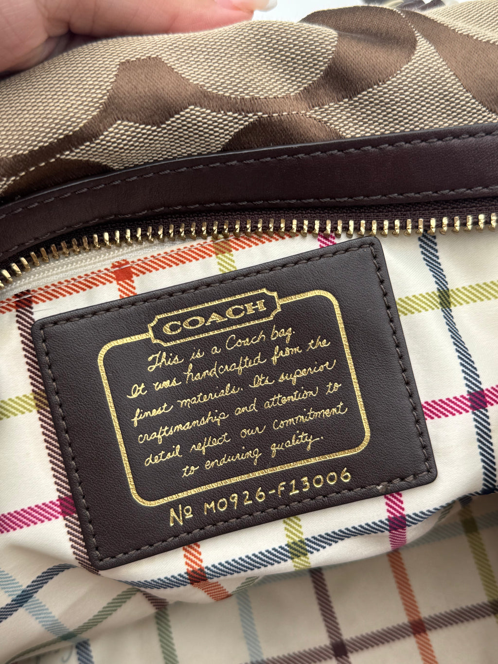 Vintage Coach Boston Bag + Coach Scarf - RARE