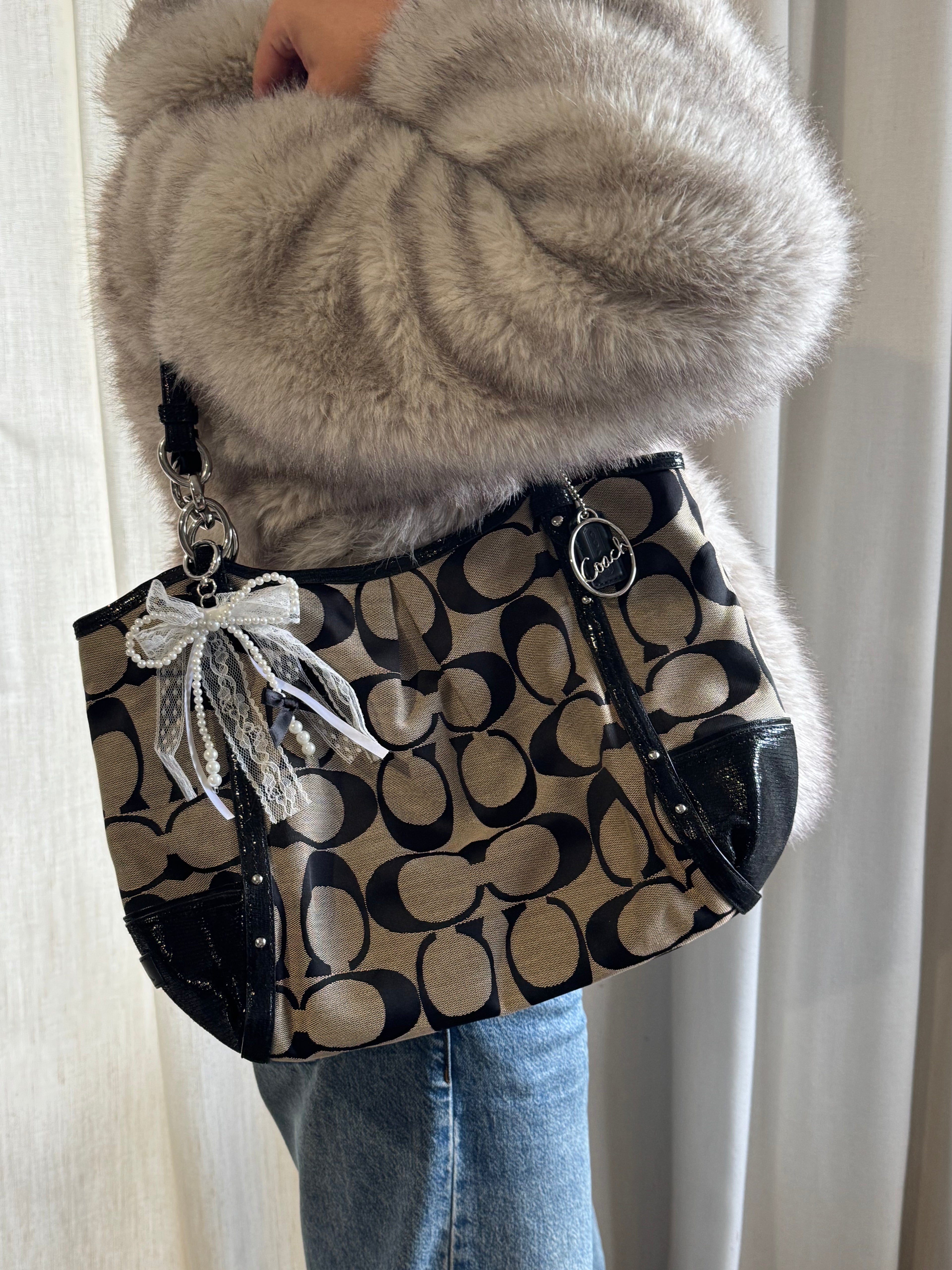 Vintage Coach Alexandra Shoulder Tote