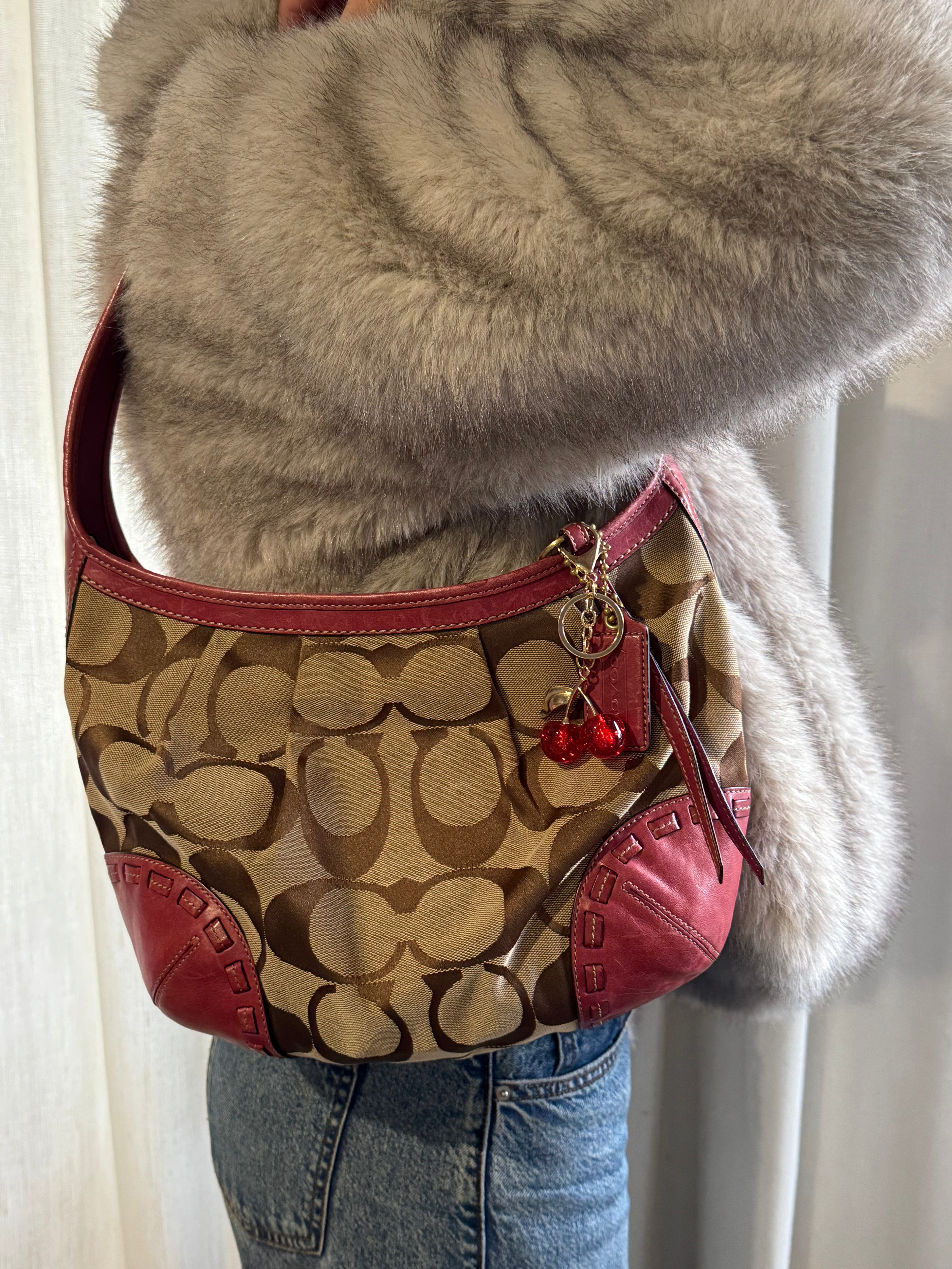 Vintage Coach Pink Legacy Ergo Shoulder Bag