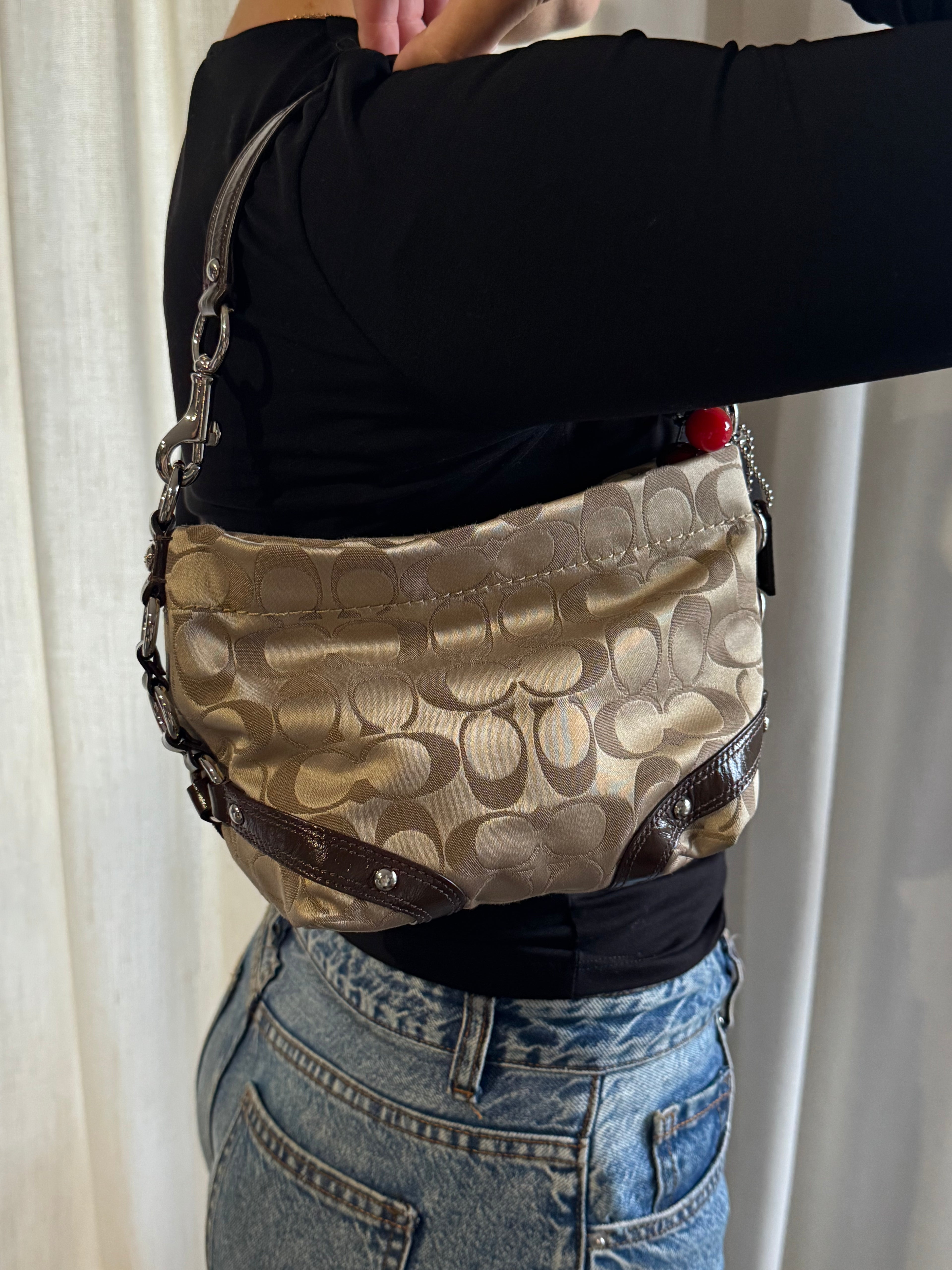 Vintage Coach Mini Carly Signature Bag