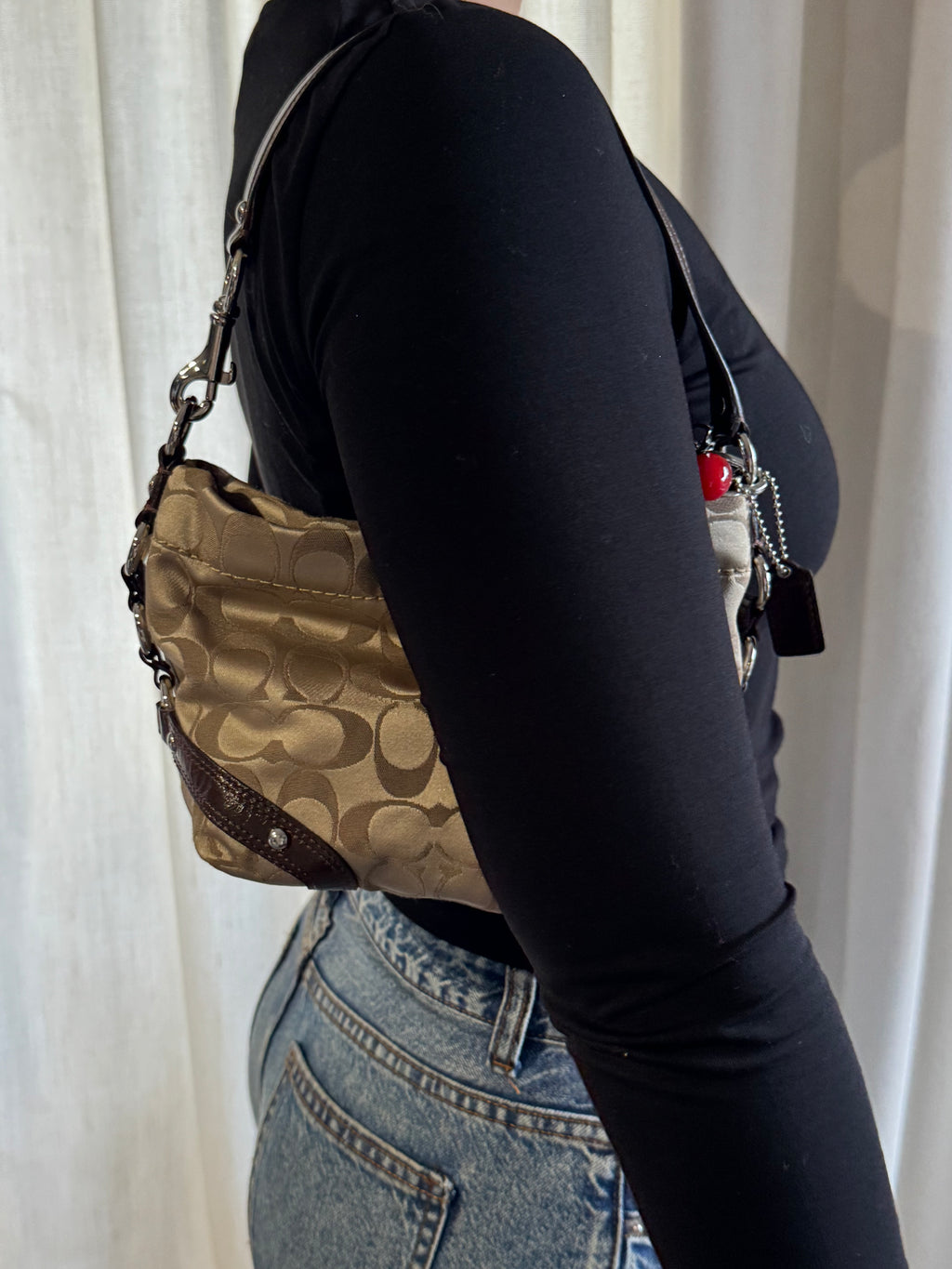 Vintage Coach Mini Carly Signature Bag