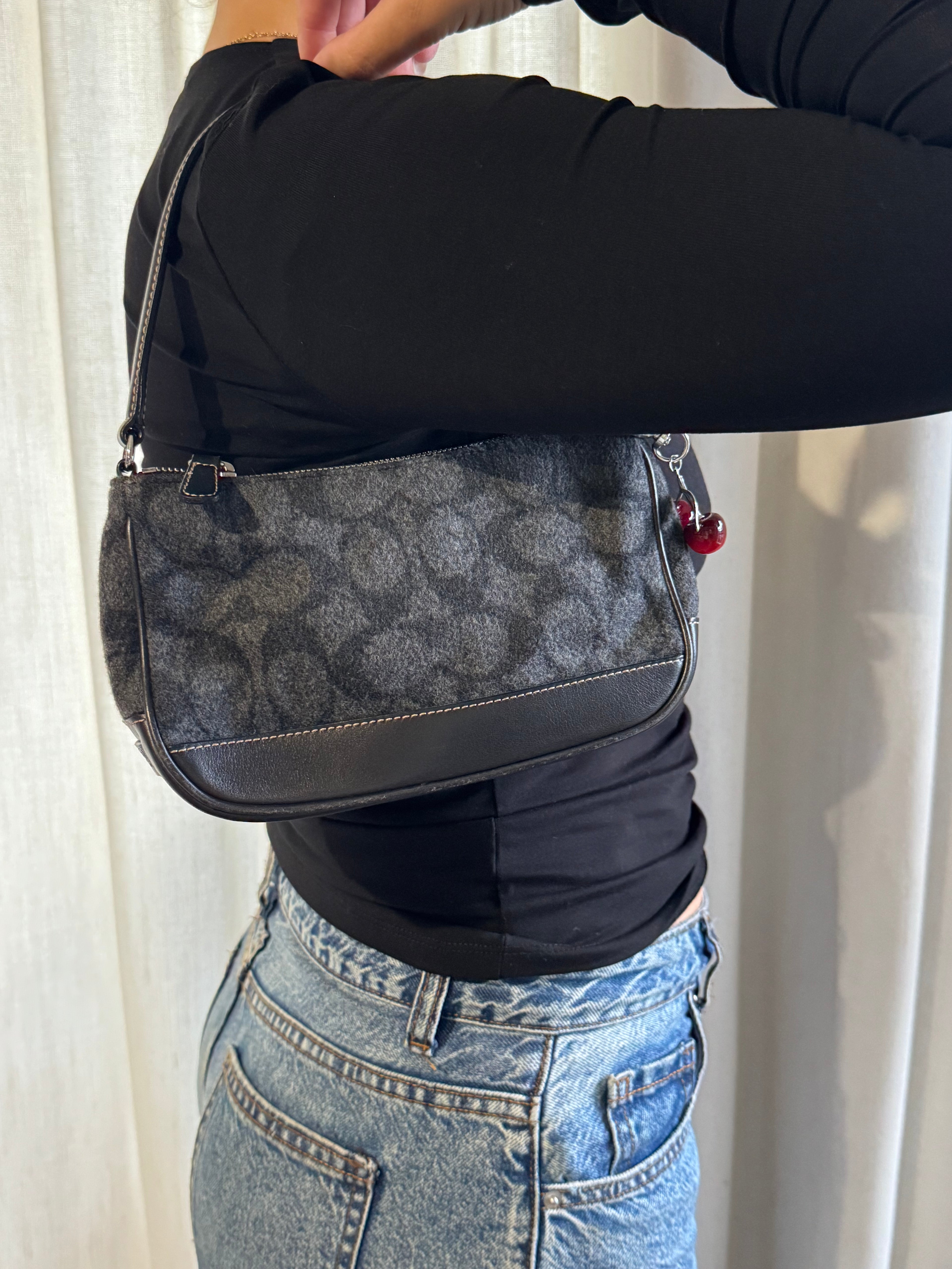 Vintage Coach Wool Demi
