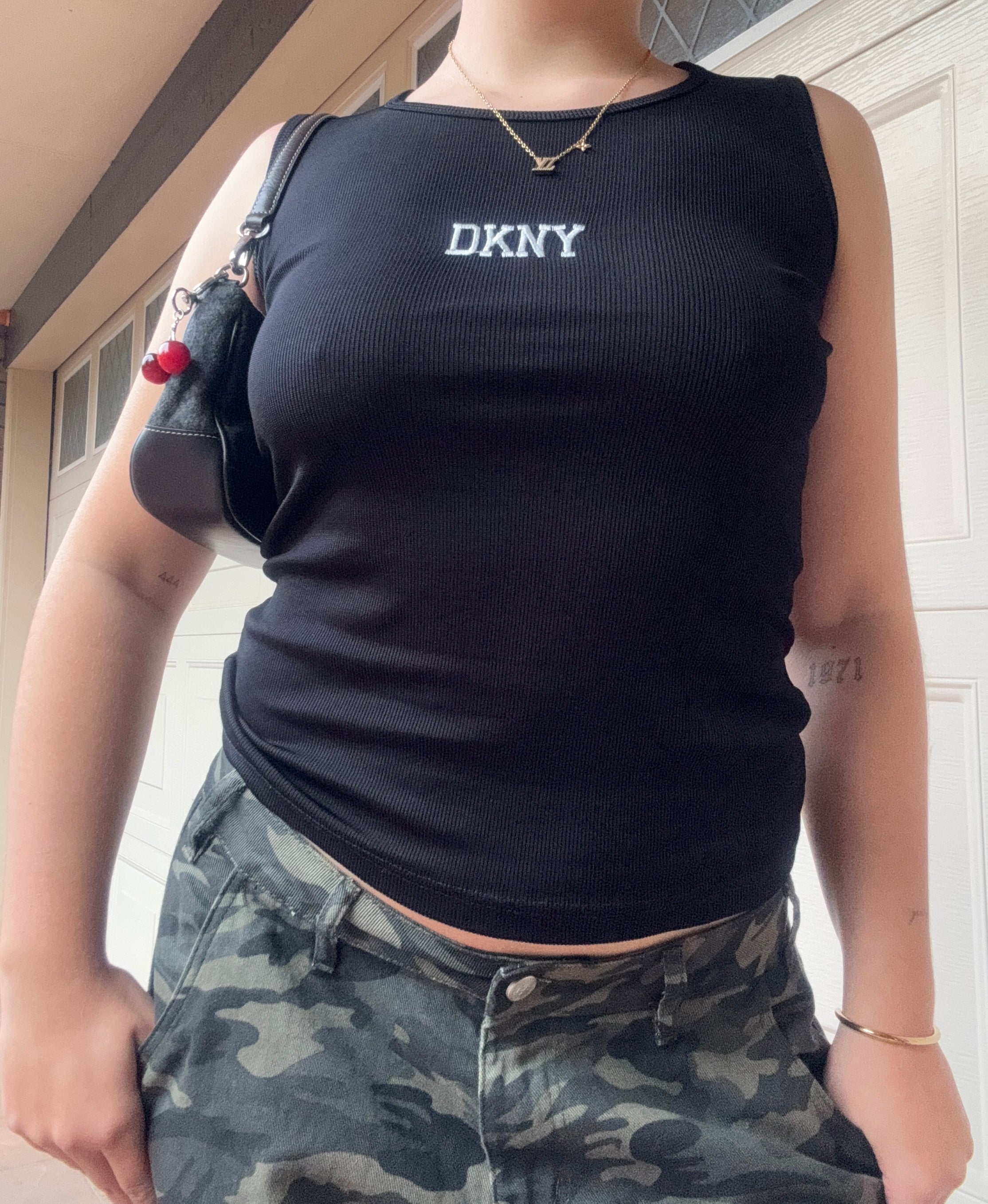 Y2K DKNY Tank Top | M |