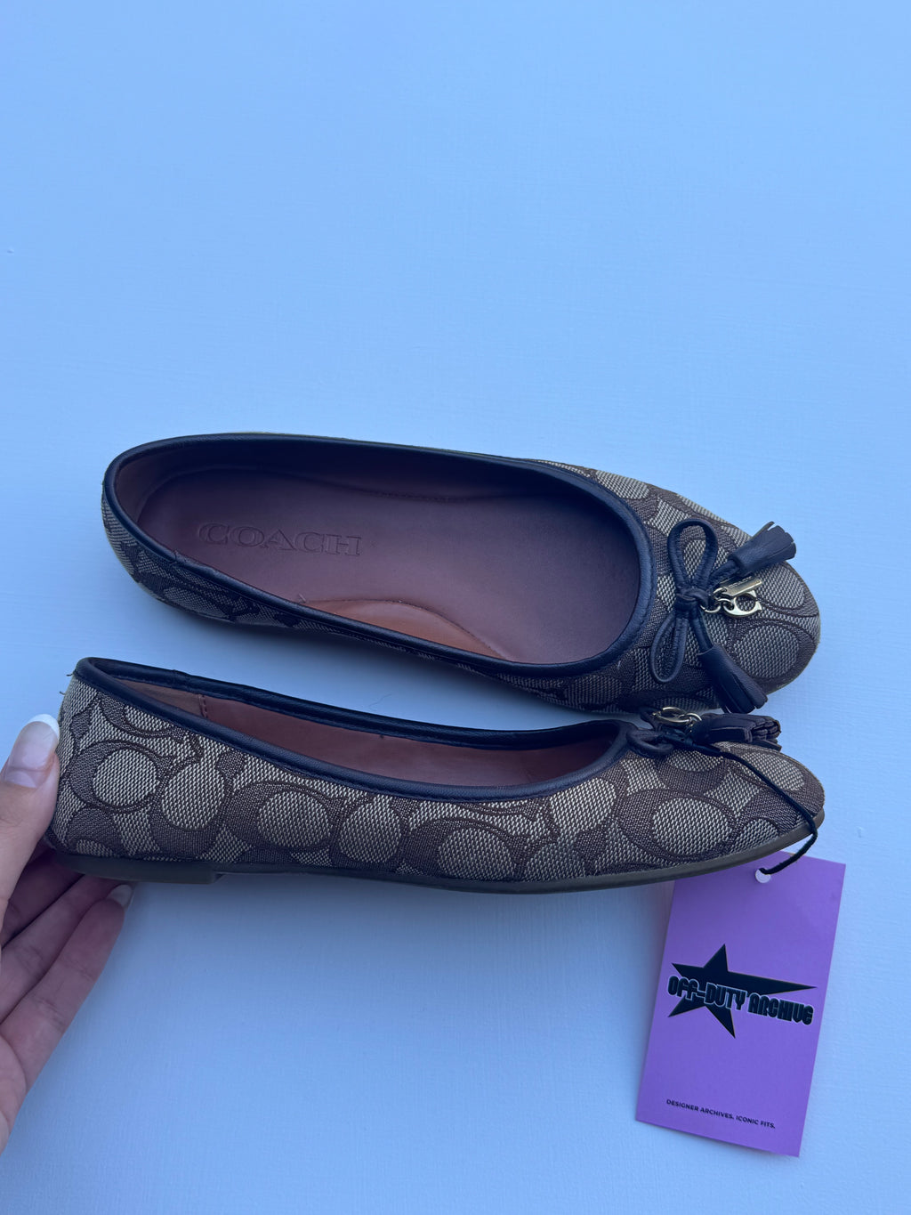 Vintage Coach Ballet Flats | 5US |