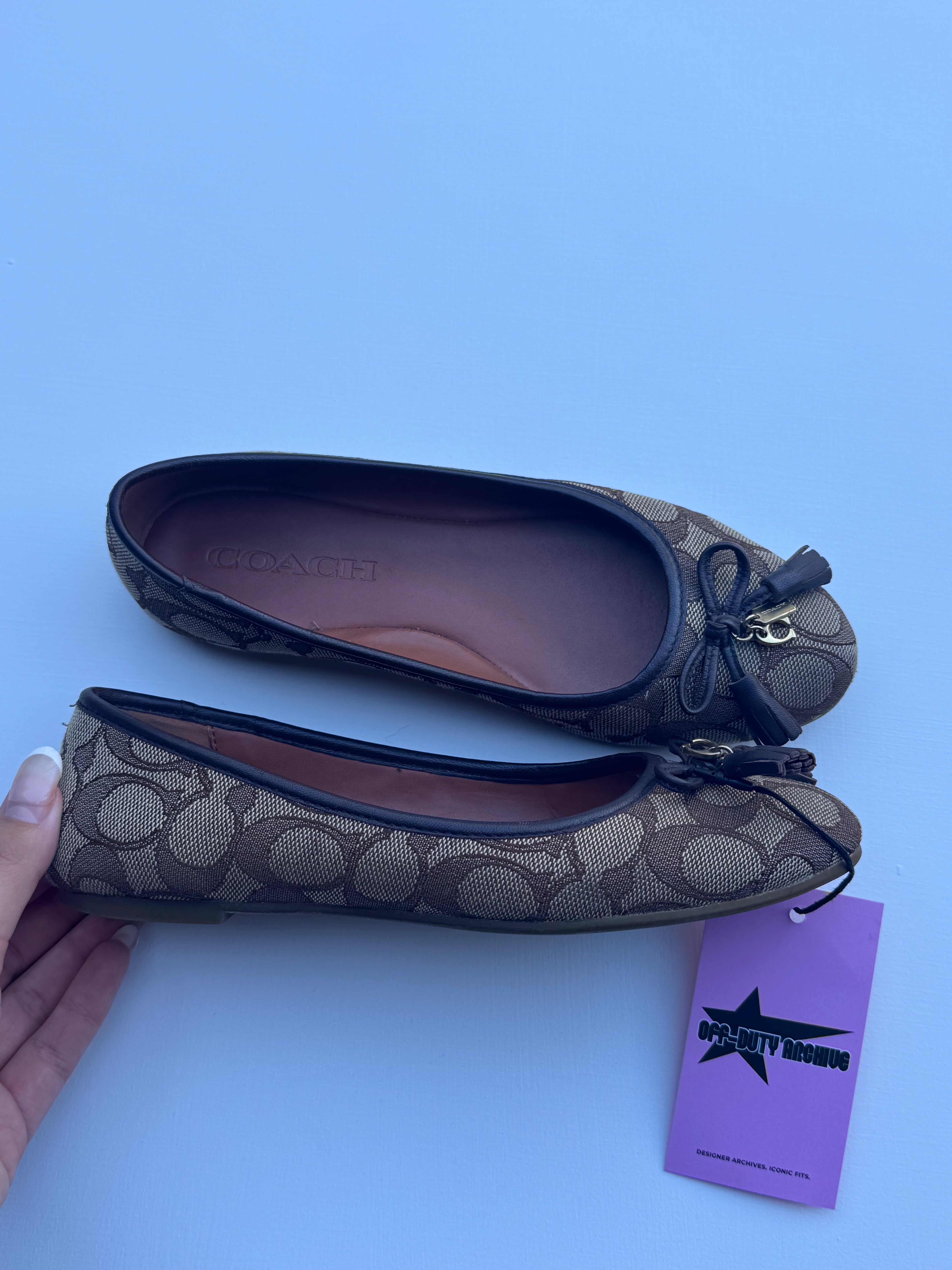 Vintage Coach Ballet Flats | 5US |
